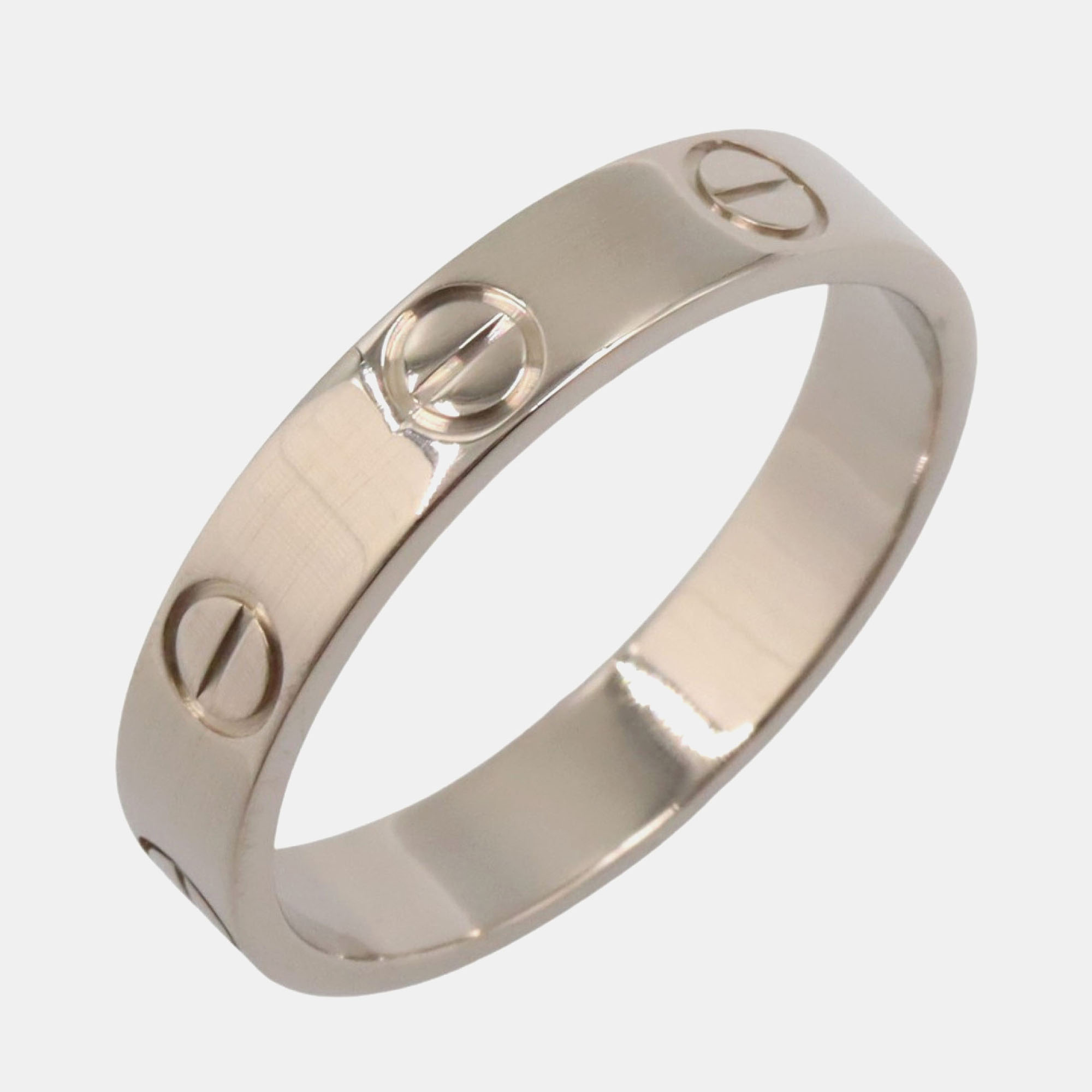 

Cartier Love 18K White Gold Ring EU 51