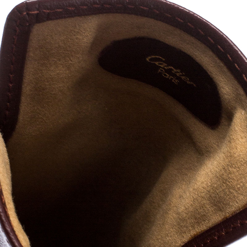 

Cartier Burgundy Leather Sunglasses Case