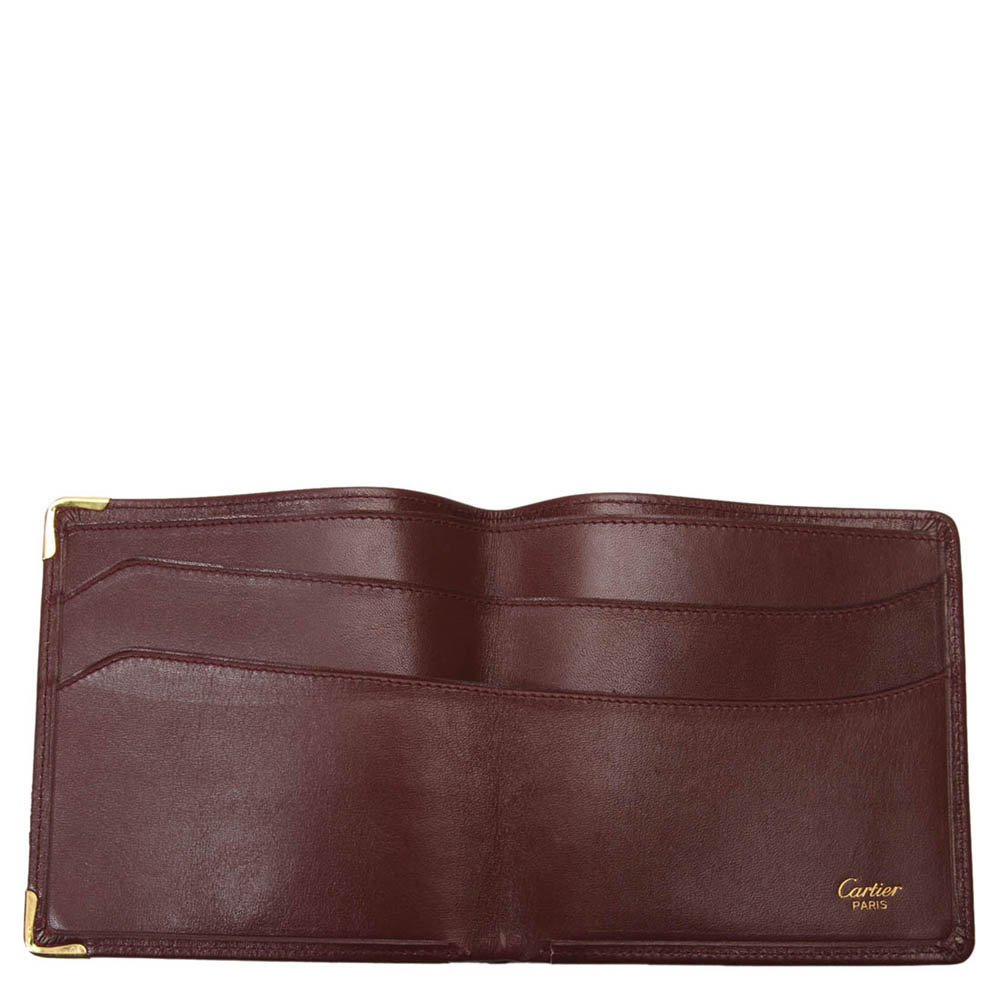 

Cartier Red Leather Must De Cartier Card Case