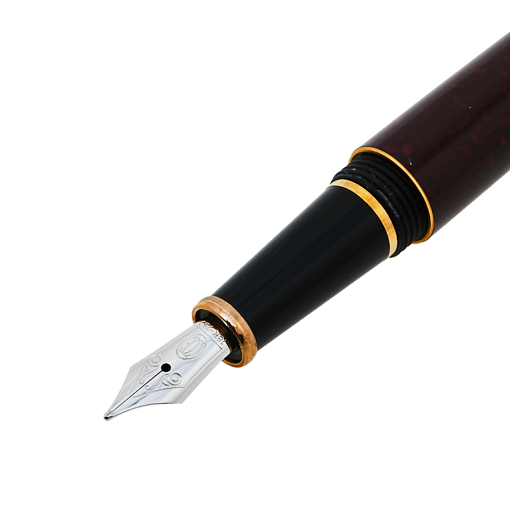 

Cartier Bordeaux Diabolo de Cartier Fountain Pen, Burgundy