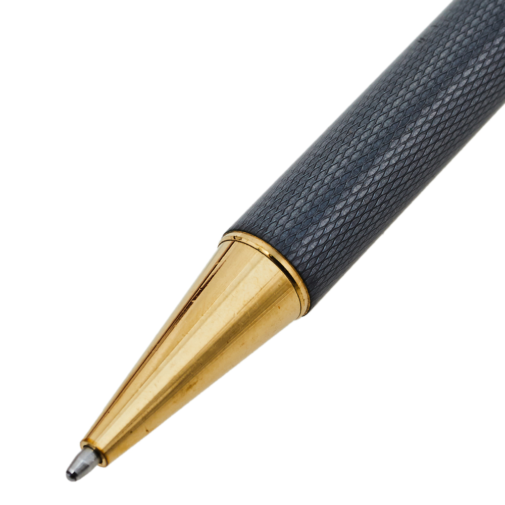 

Cartier Grey Guilloche Stylo Bille Nouveau Ballpoint Pen