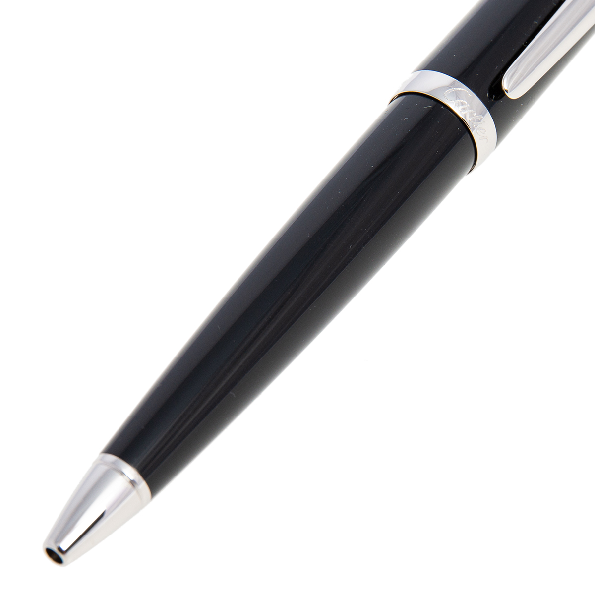 

Cartier R De Cartier Black Resin Palladium Finish Ballpoint Pen