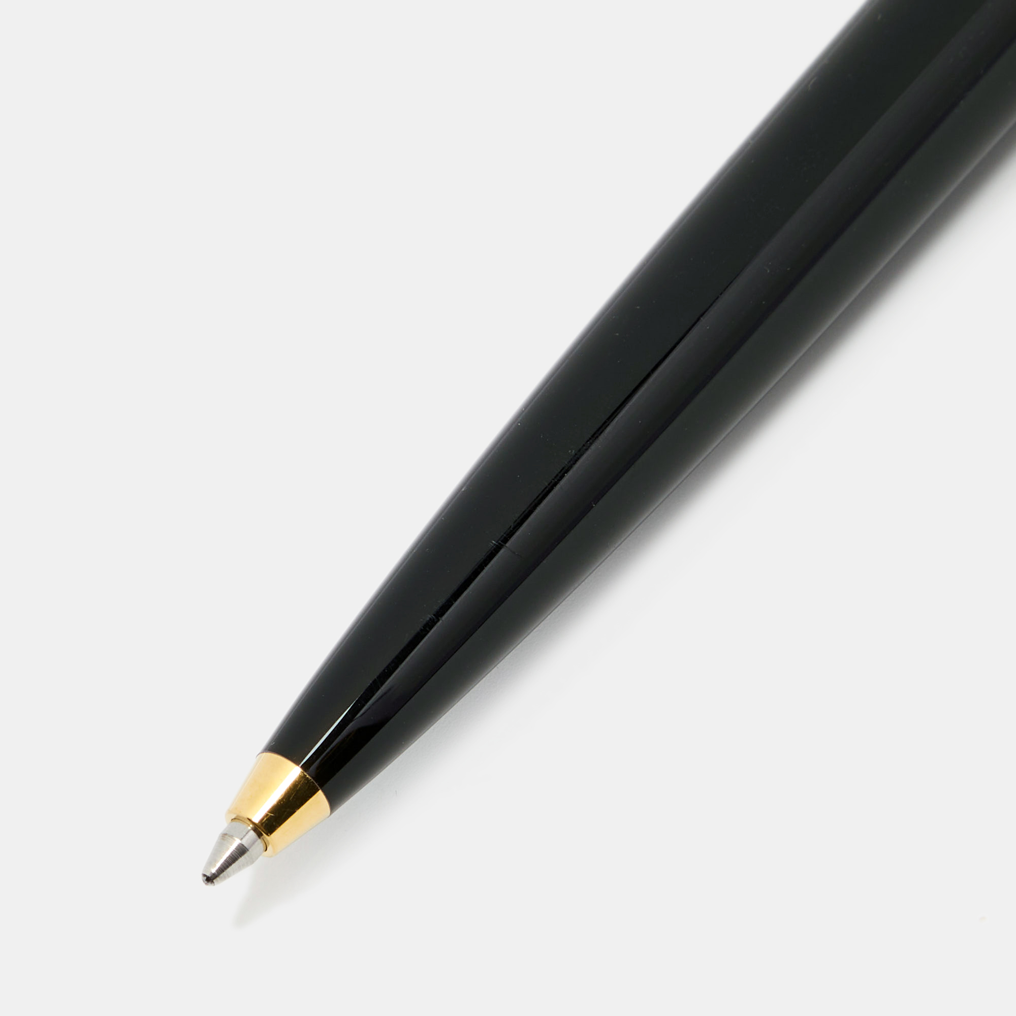 

Cartier Diabolo Black Resin Gold Plated Ballpoint Pen