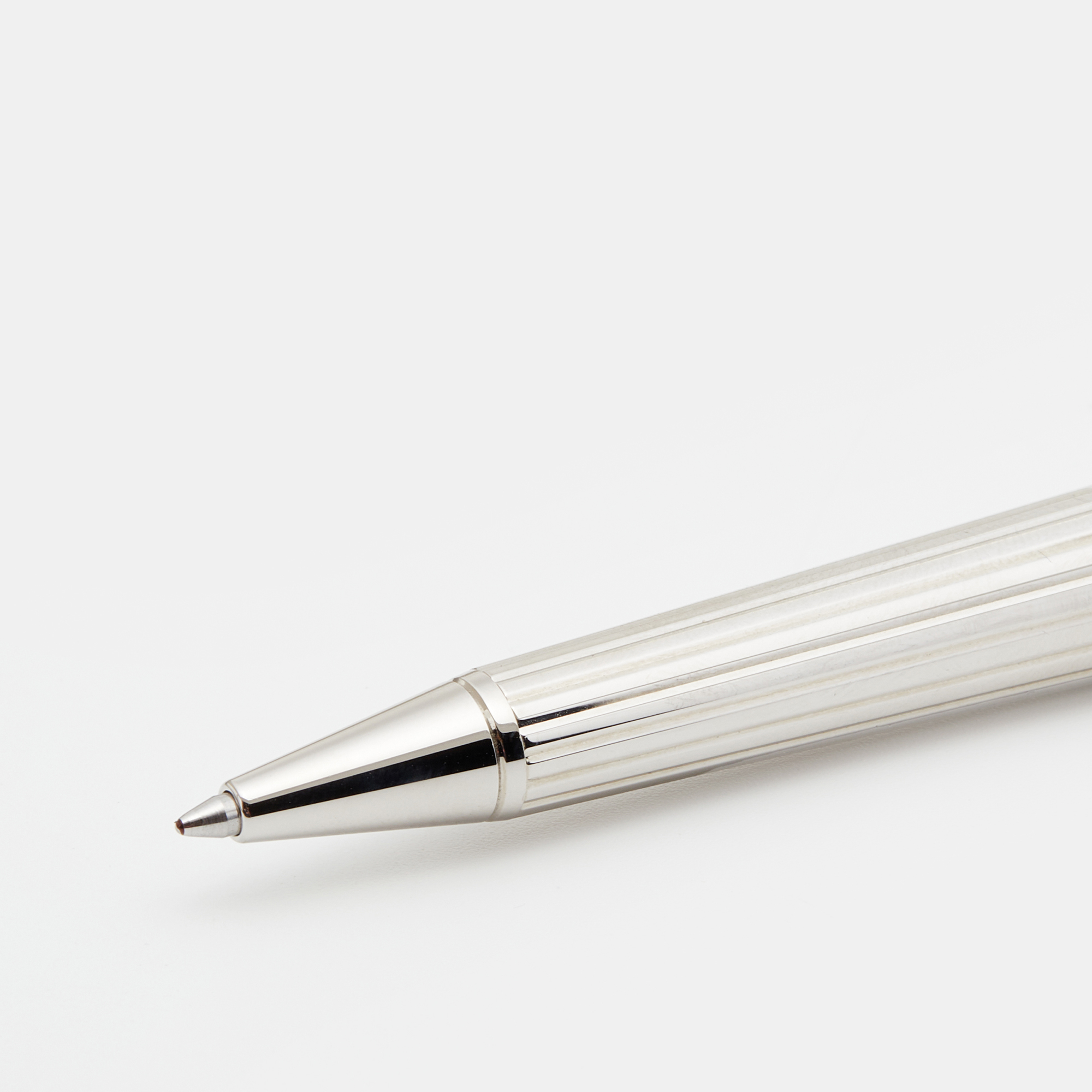 

Cartier Palladium Finish Santos De Cartier Ballpoint Pen, Silver