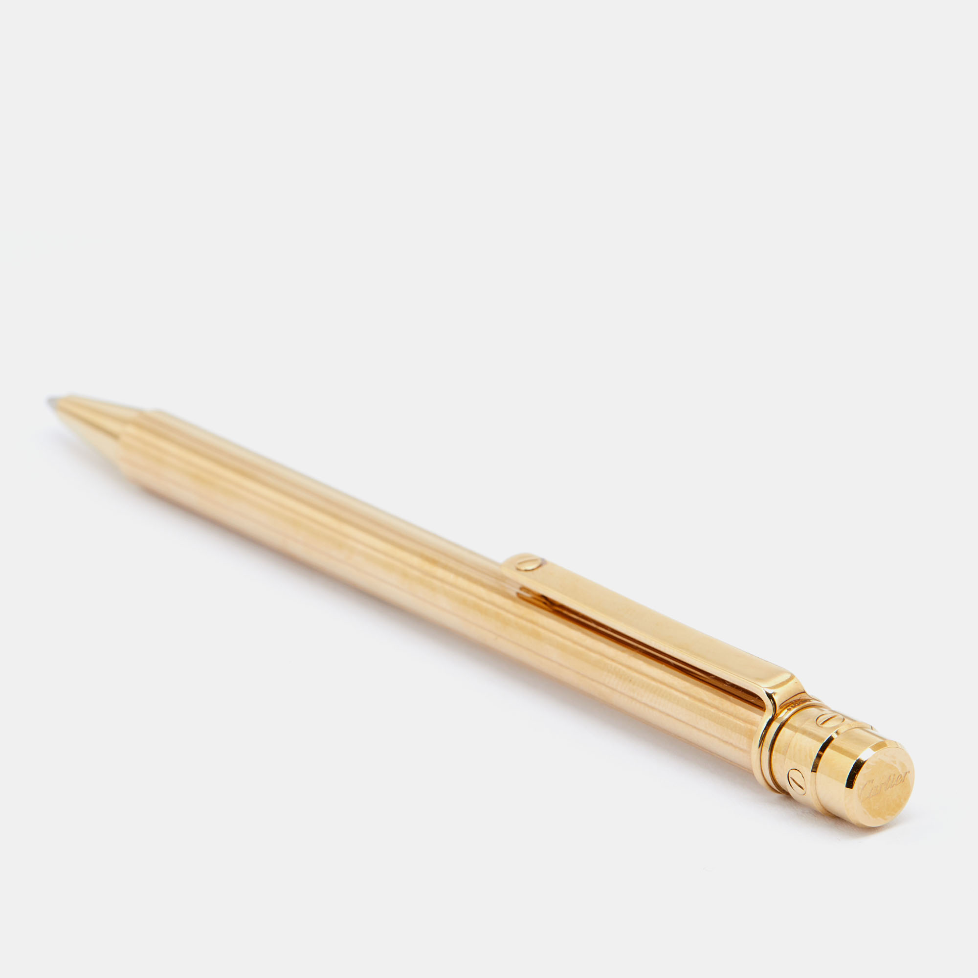 

Cartier Santos De Cartier Gold Plated Ballpoint Pen