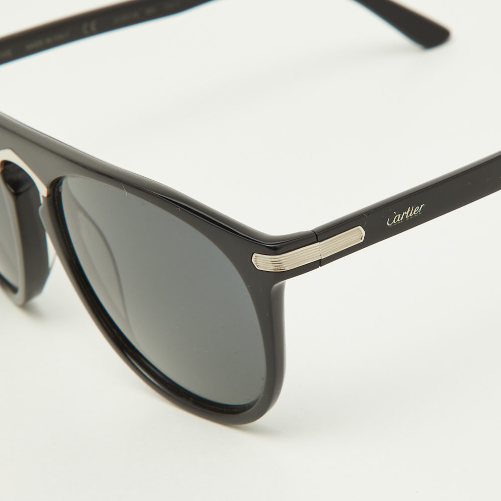 

Cartier Black/Black CT0013S Pilot Sunglasses