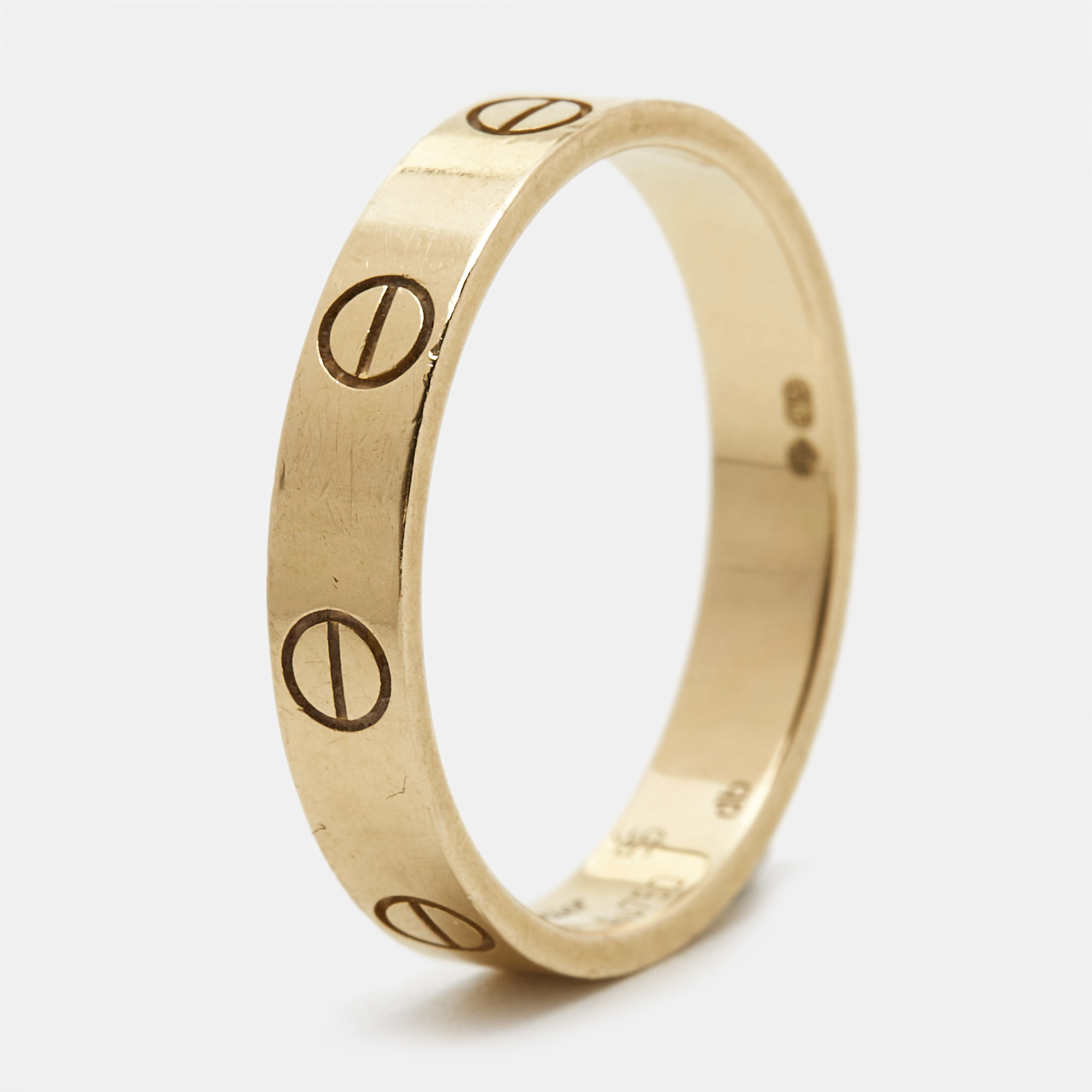 

Cartier Love 18k Yellow Gold Small Model Wedding Band Ring Size