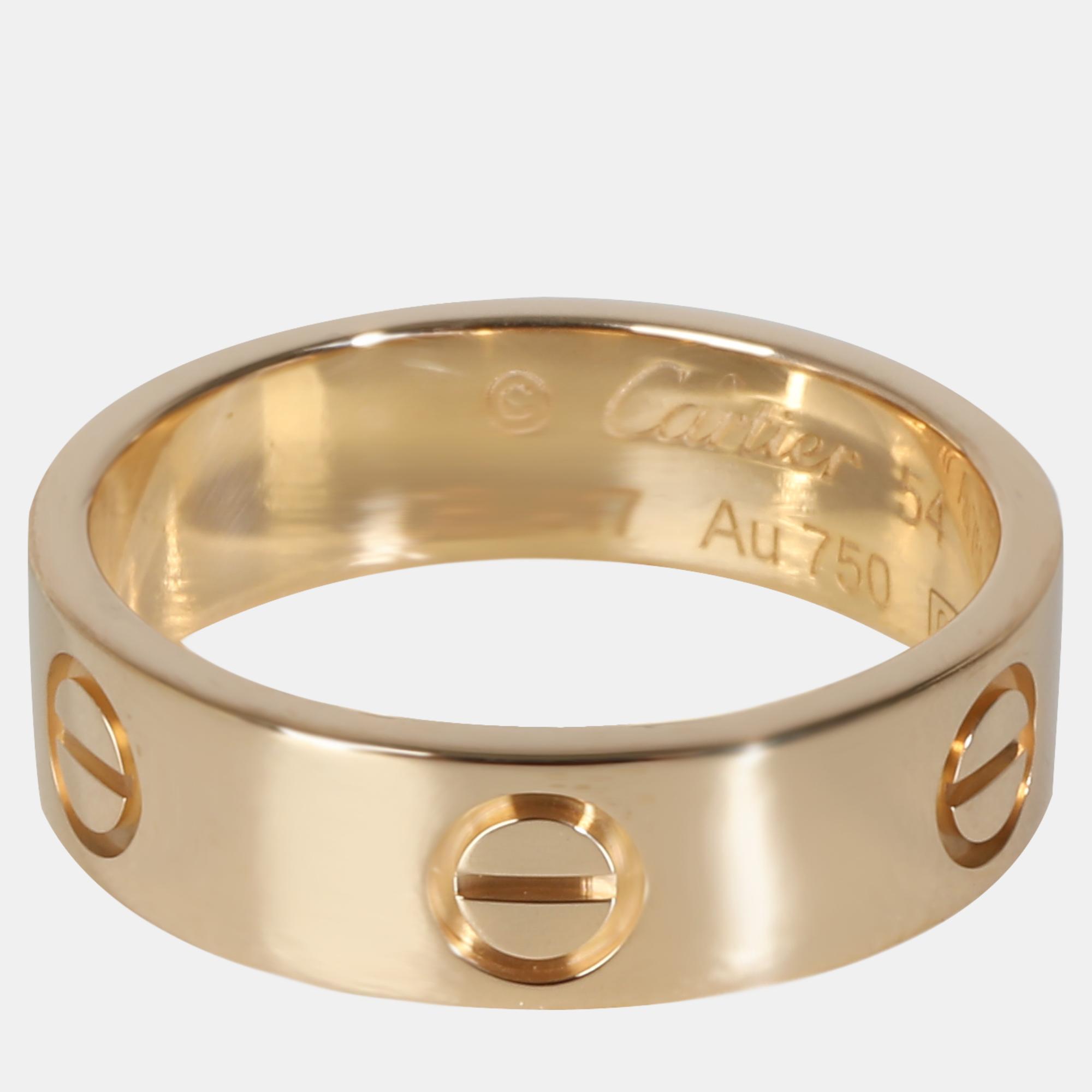 

Cartier Yellow Gold Love Ring