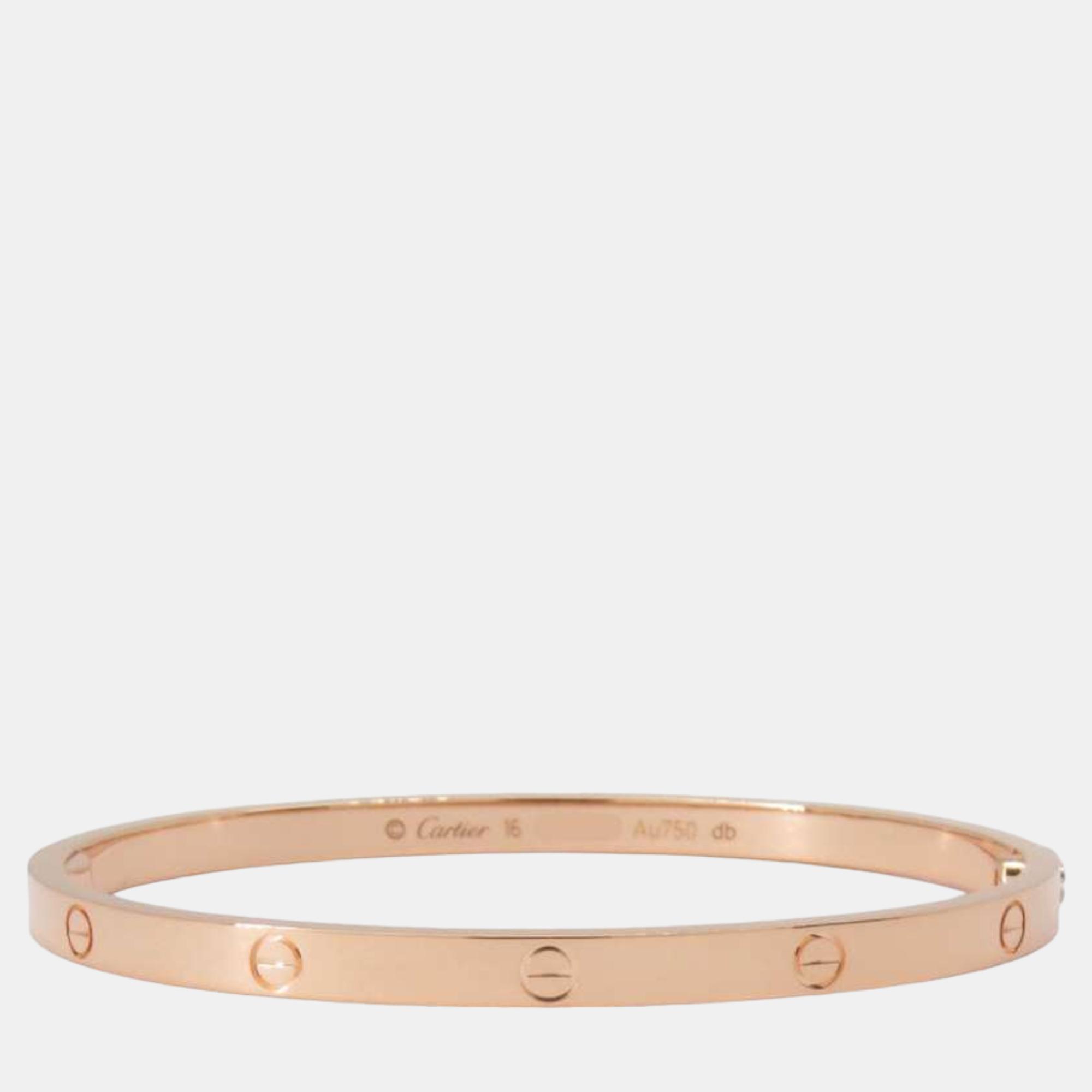 

Cartier 18K Rose Gold Love Bangle Bracelet