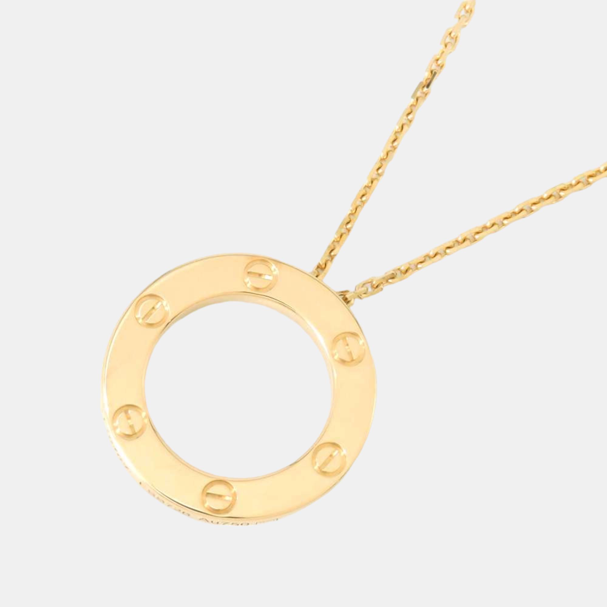 

Cartier 18K Yellow Gold Love Pendant Necklace