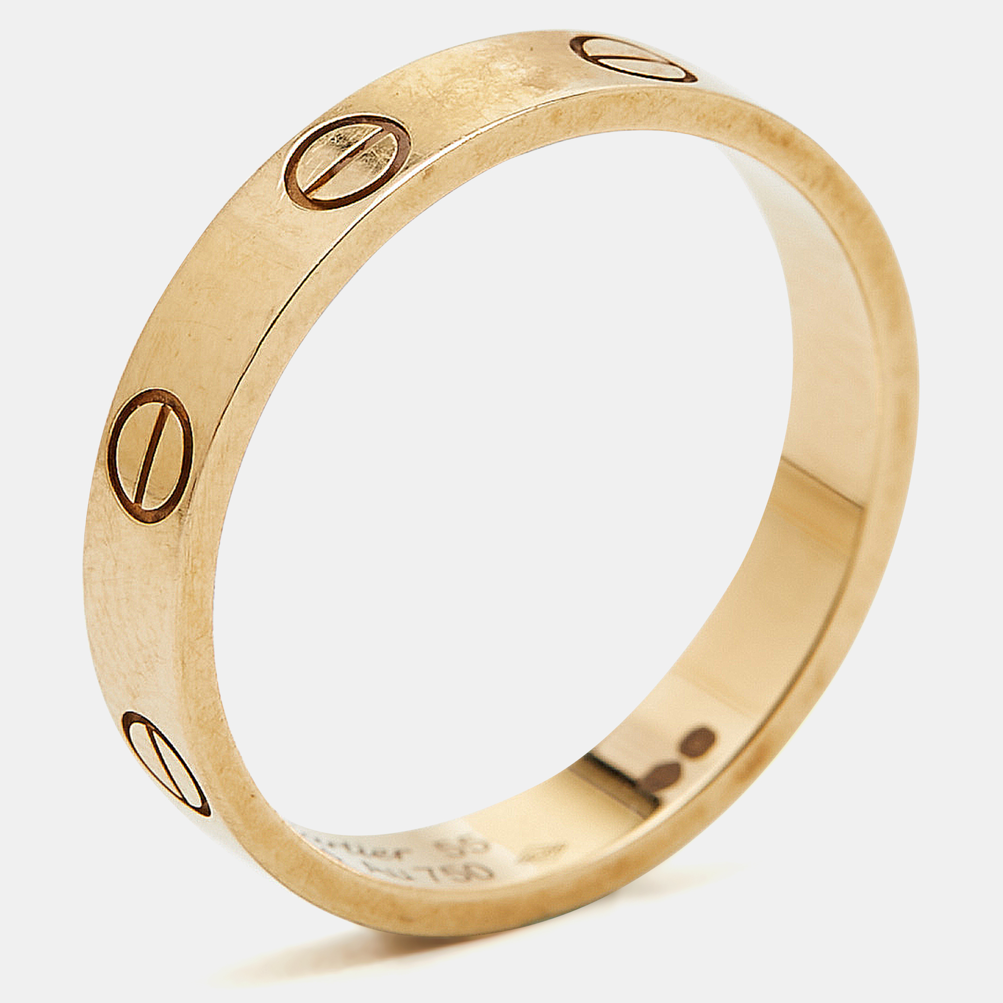 

Cartier Love 18k Yellow Gold Wedding Band Ring Size