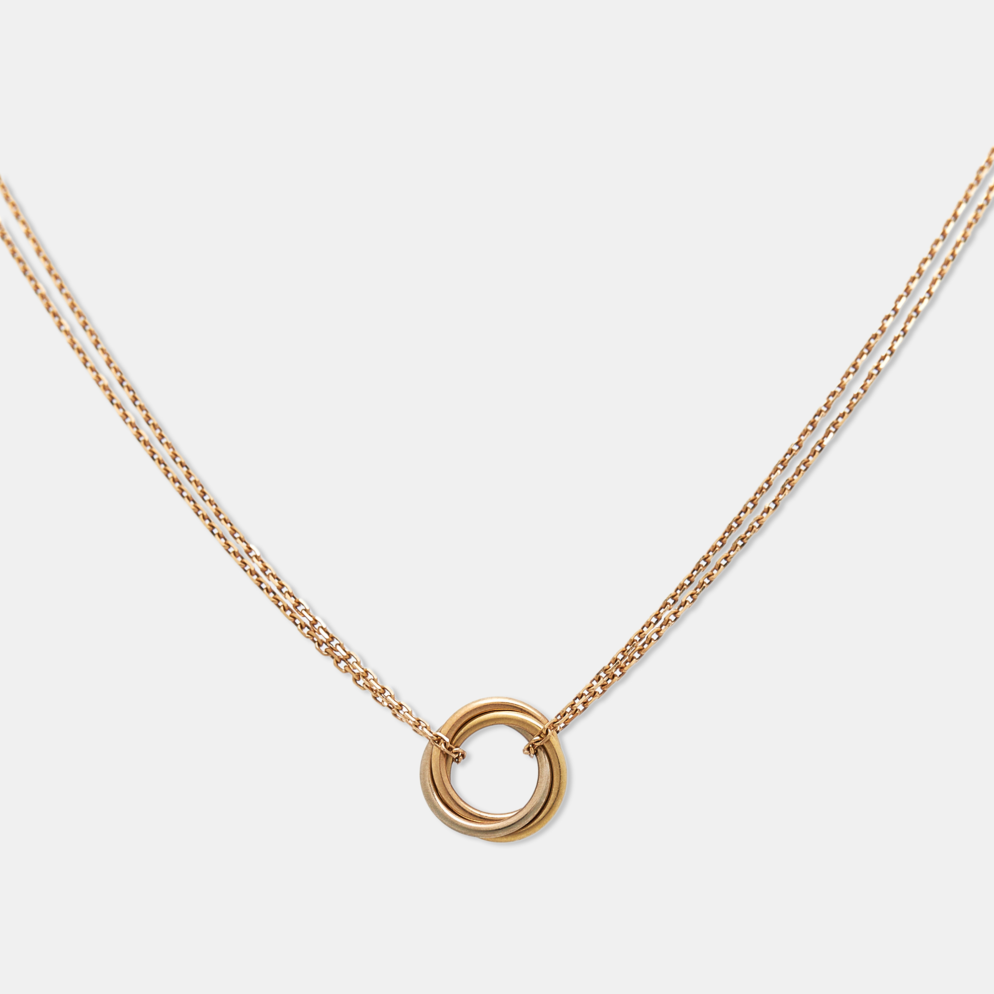 

Cartier Trinity 18k Three Tone Gold Necklace