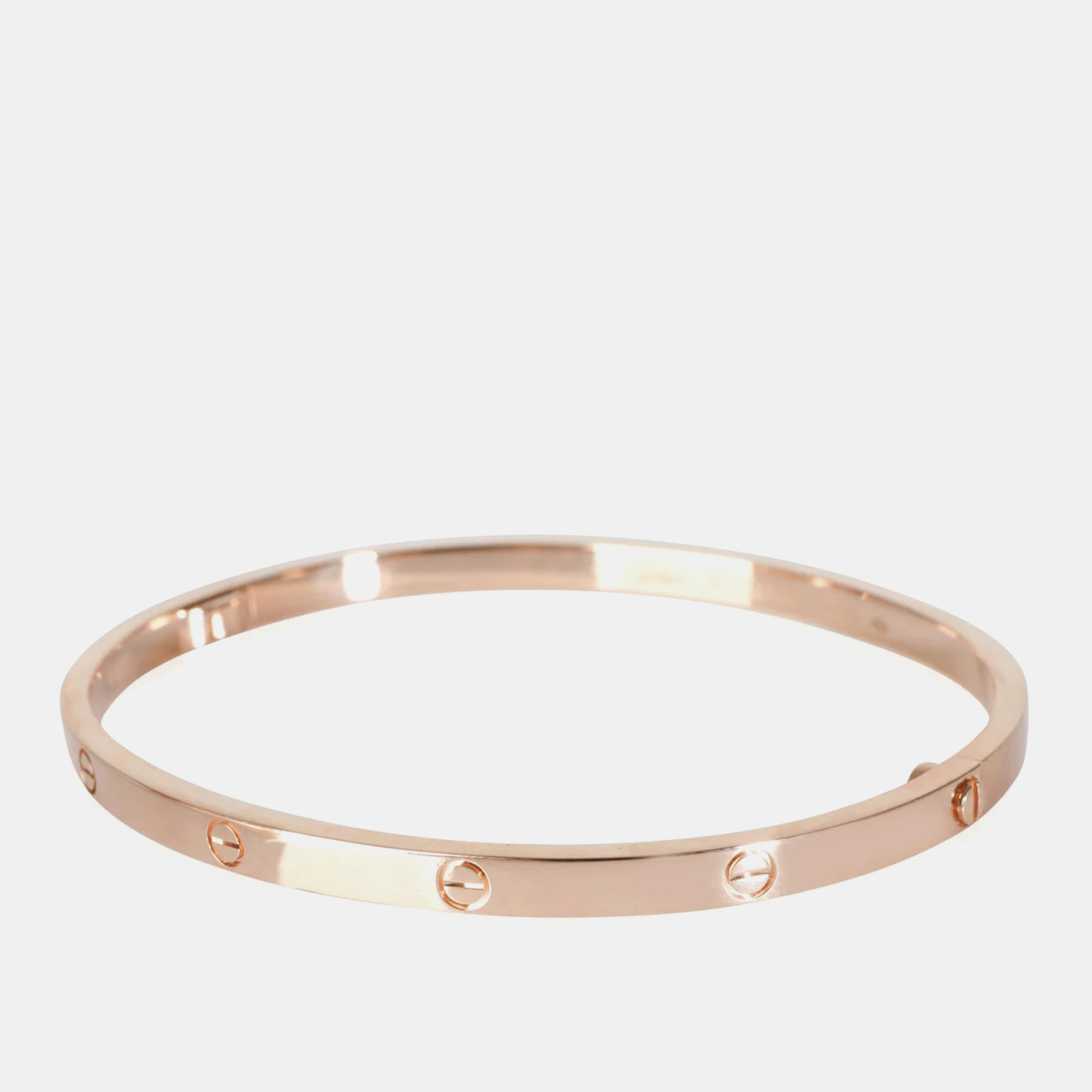 

Cartier 18k Rose Gold Love Bracelet