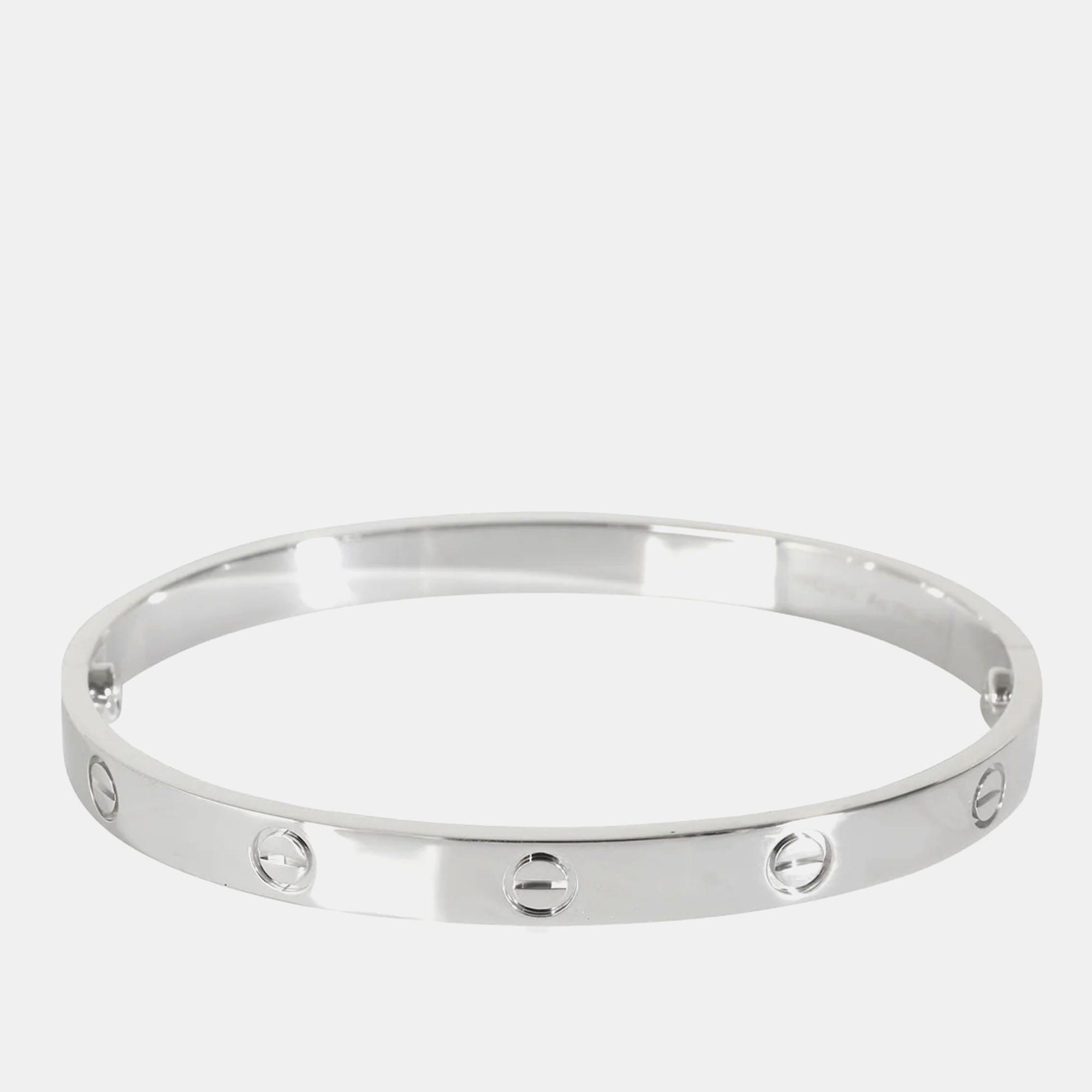 

Cartier 18k White Gold Love Bracelet