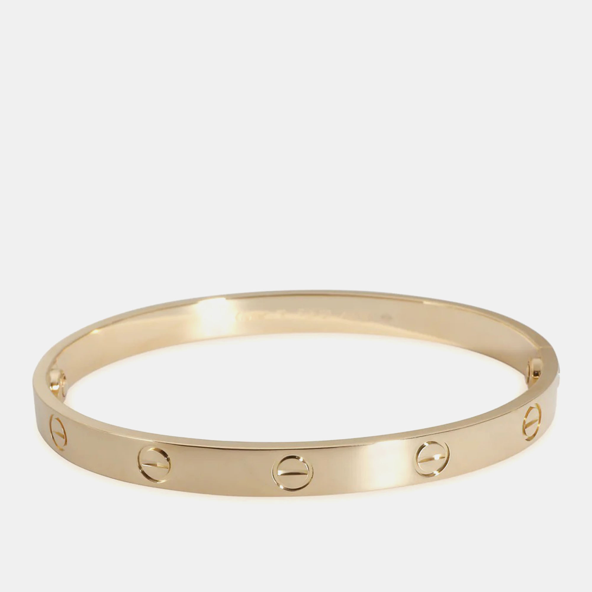 Pre-owned Cartier Yellow Gold Love Bracelet