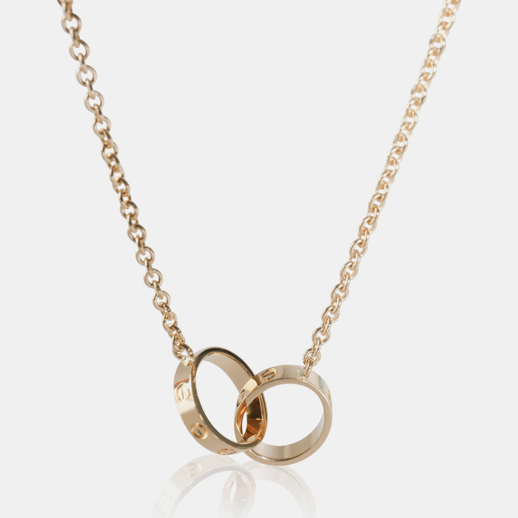 

Cartier 18k Yellow Gold Love Interlocking Circle Necklace