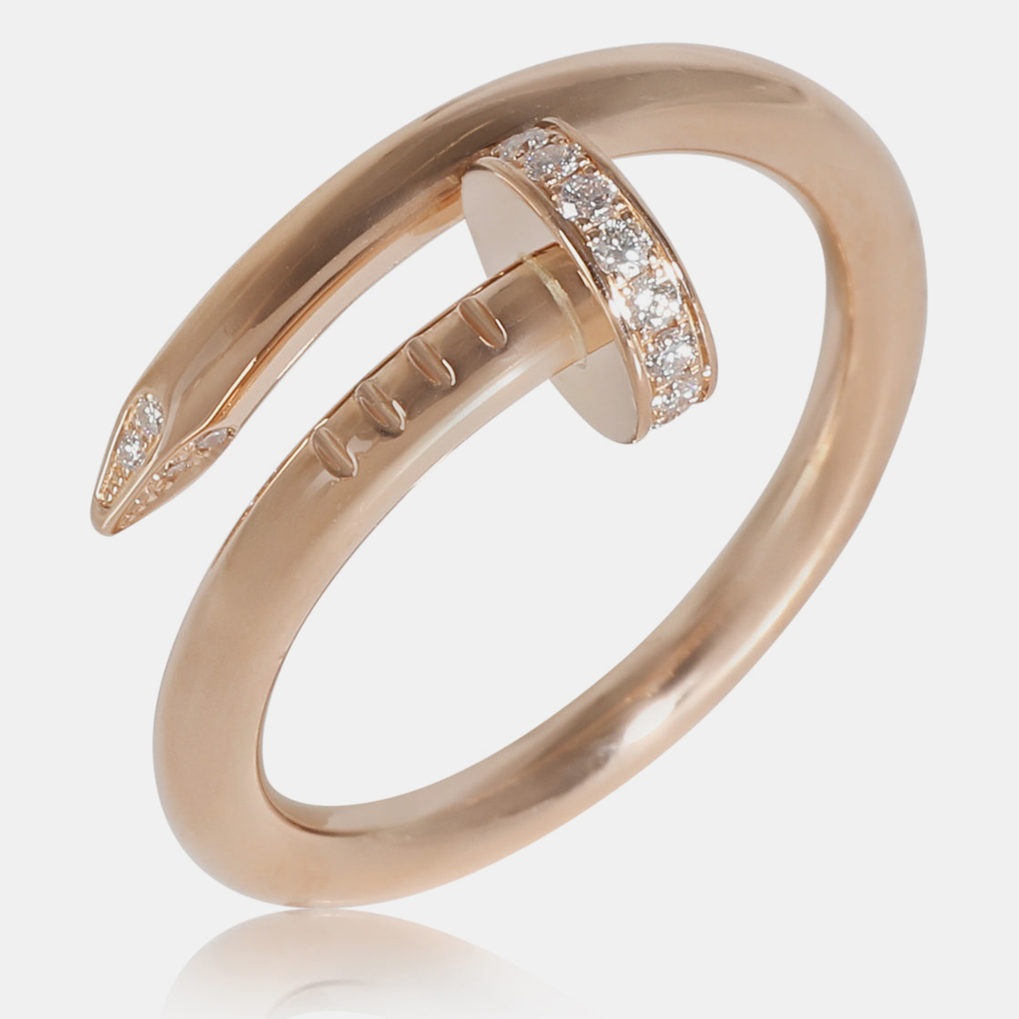 

Cartier Rose Gold Diamonds Juste Un Clou Ring