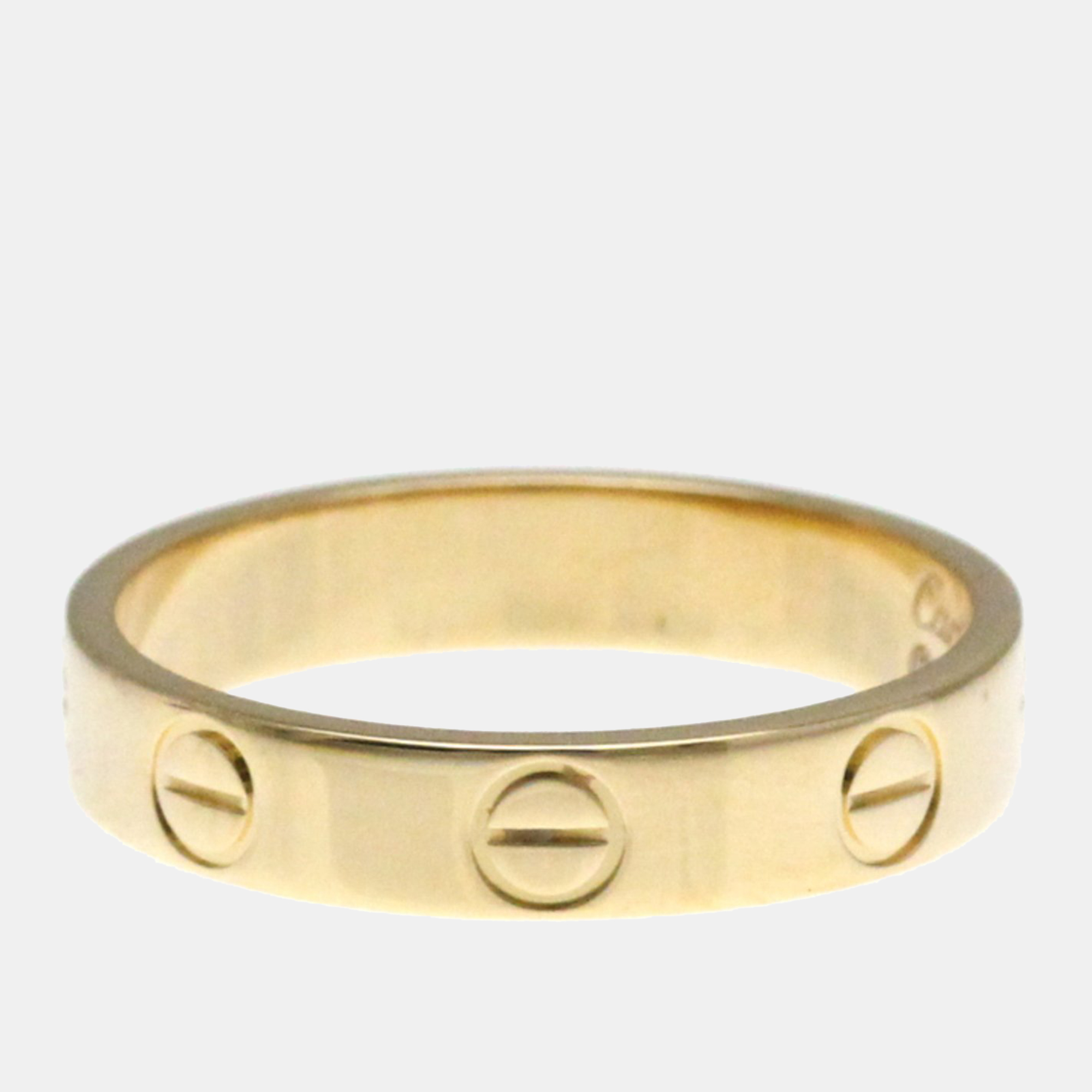 

Cartier 18K Rose Gold Love Band Ring EU 51