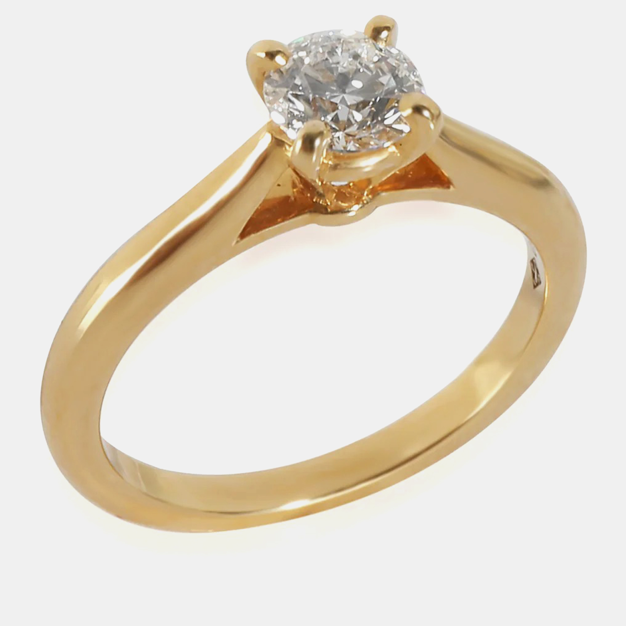 

Cartier 18k Yellow Gold 1895 Solitaire Diamond Engagement Ring F VVS2 0.5 CTW