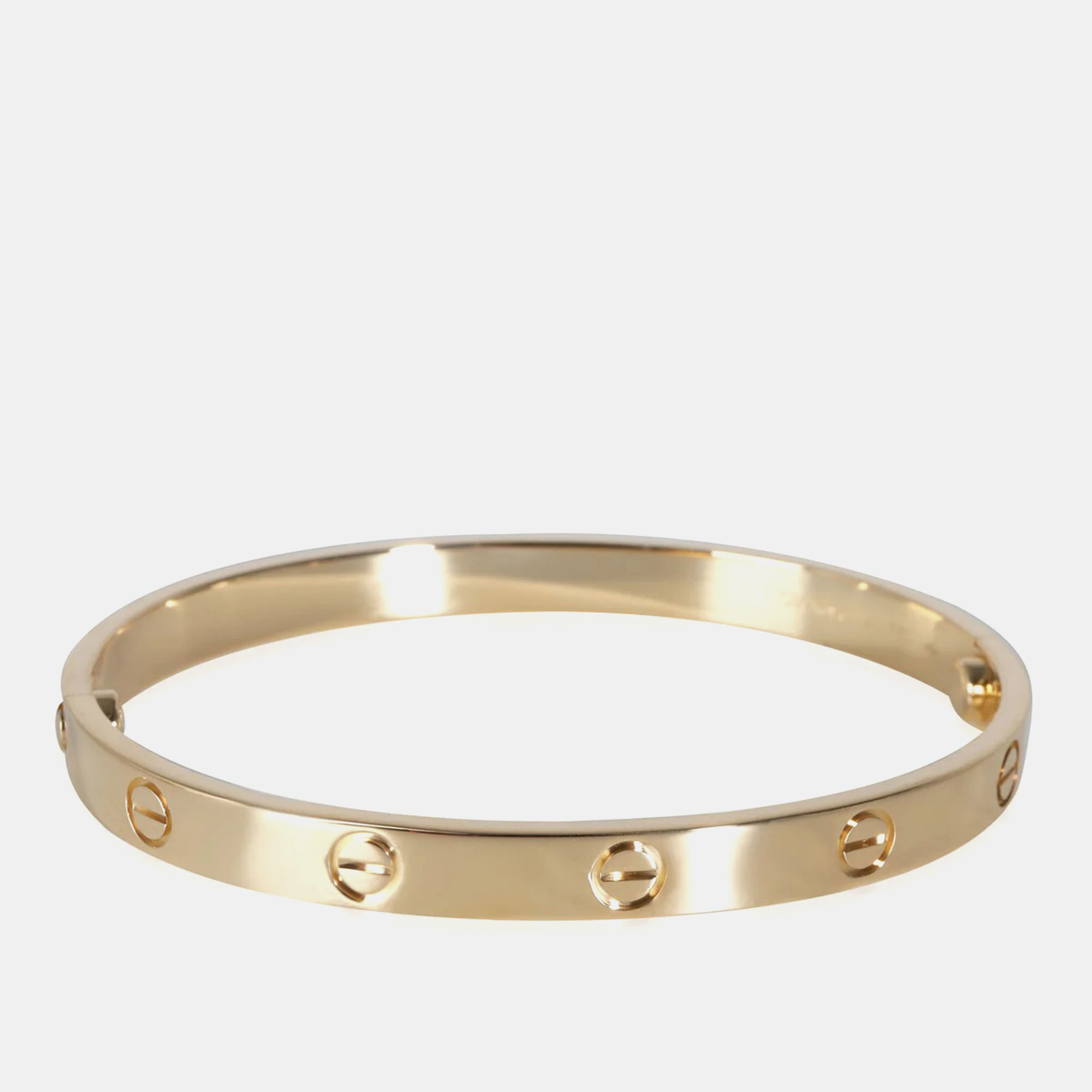 Pre-owned Cartier Yellow Gold Love Bracelet