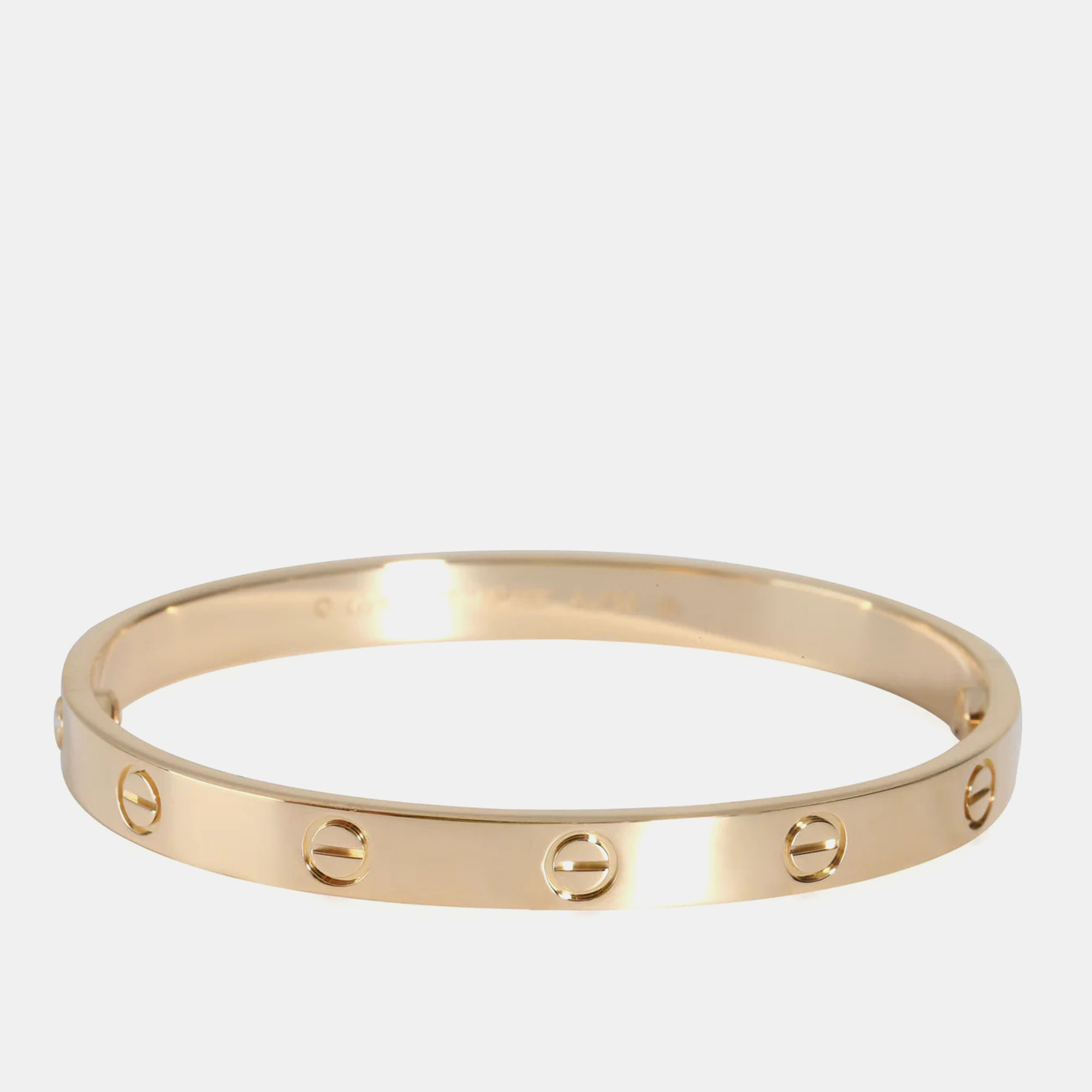 

Cartier Yellow Gold Love Bracelet