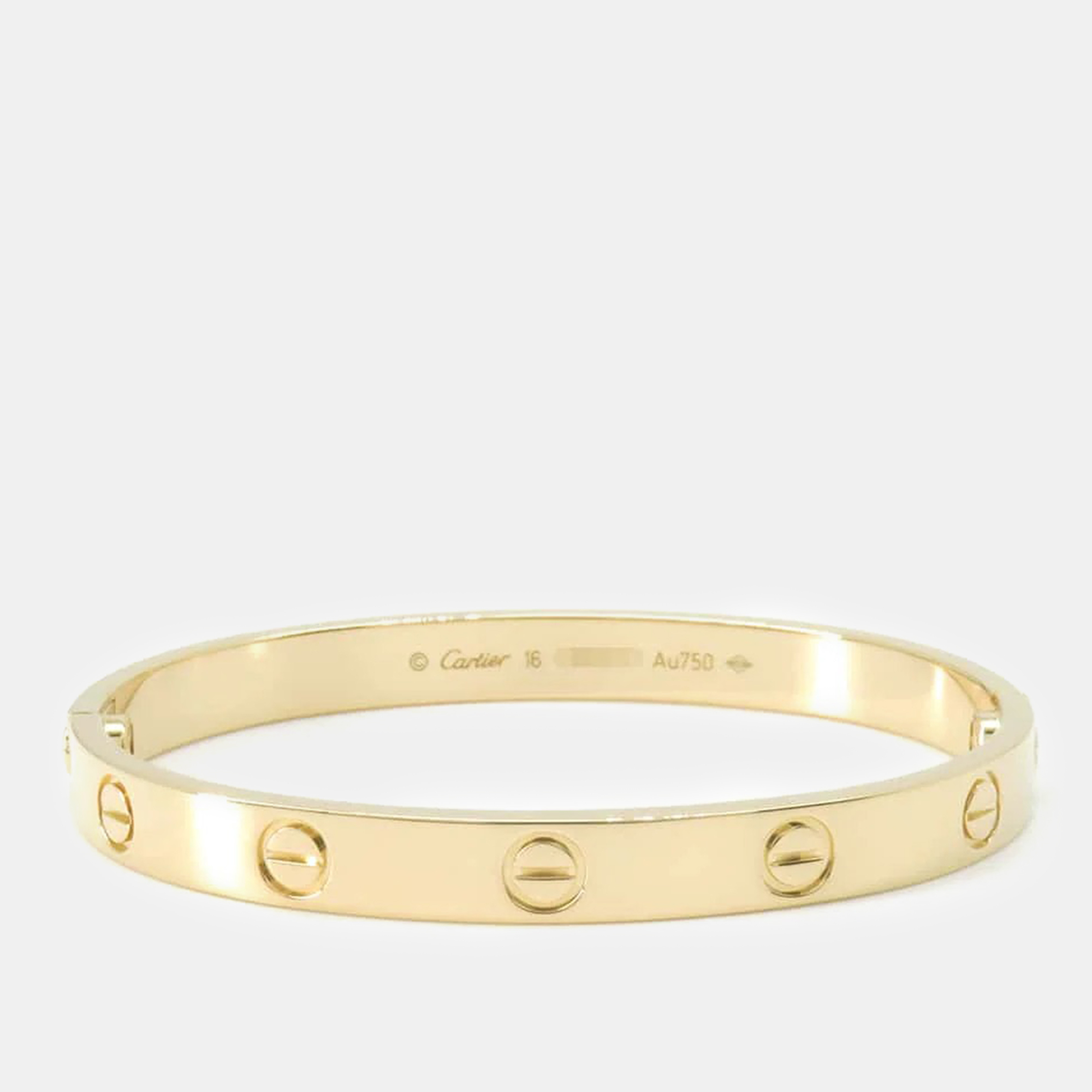 

Cartier 18K Yellow Gold Love Bangle Bracelet