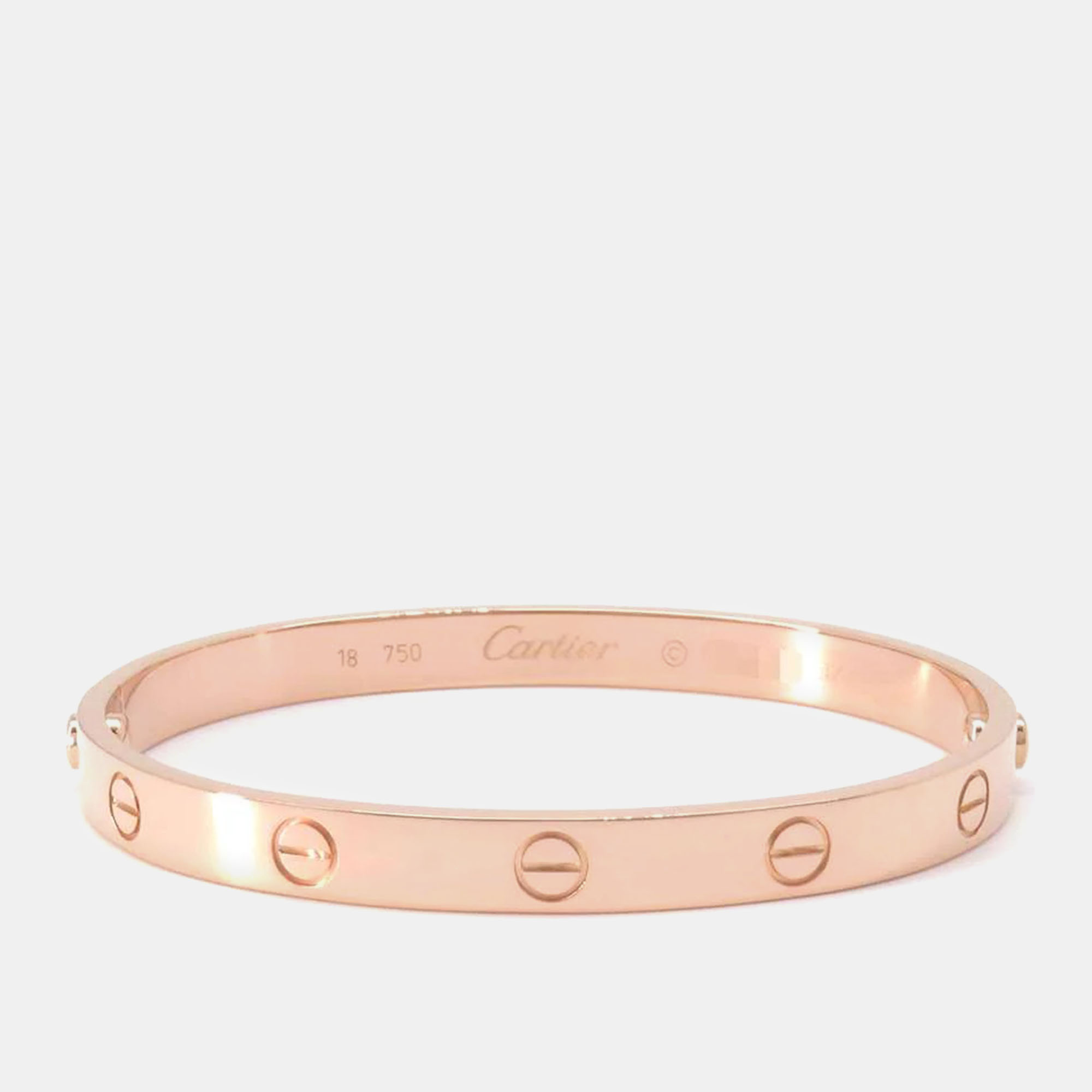 

Cartier 18K Rose Gold Love Bracelets