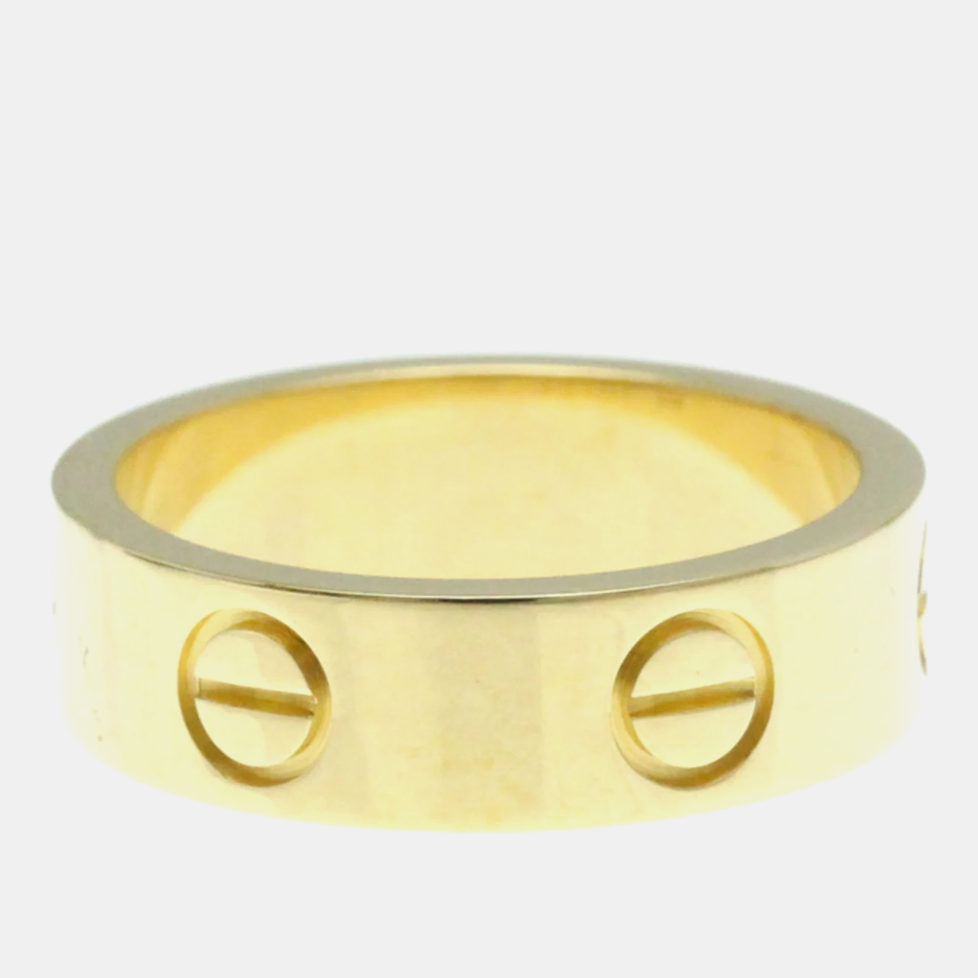 

Cartier 18K Yellow Gold Love Band Ring EU 53