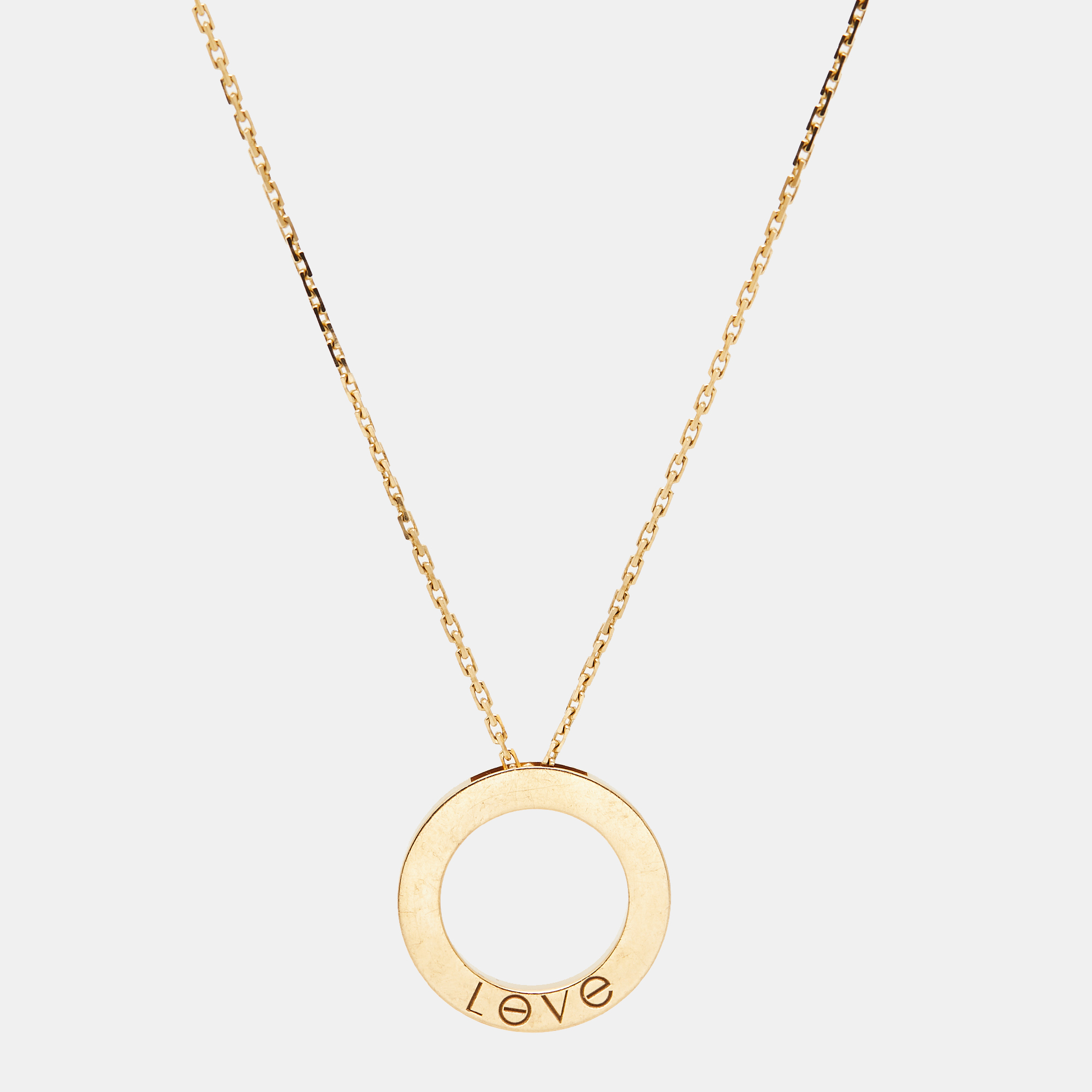 

Cartier Love 3 Diamond 18k Yellow Gold Necklace