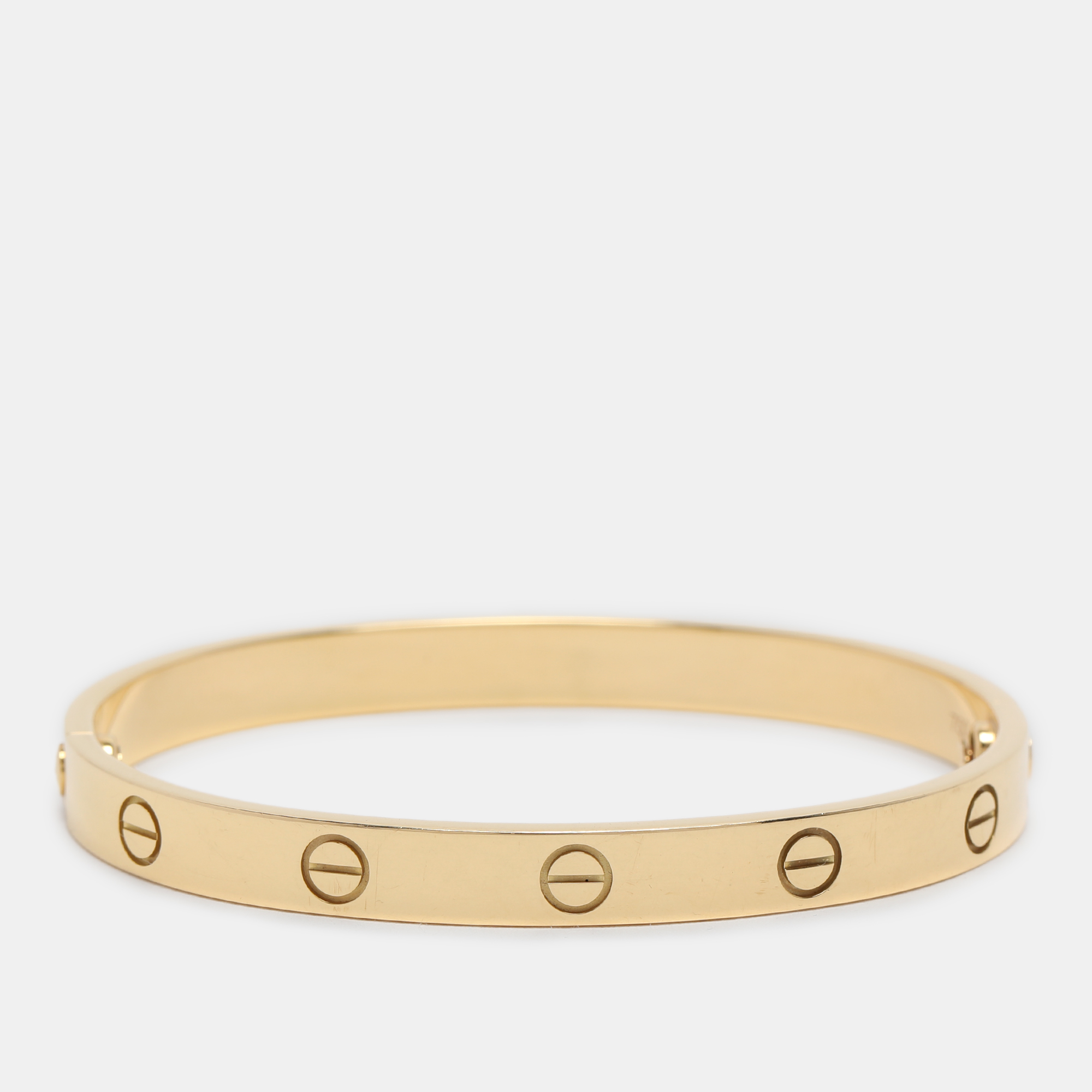 Love 18K Yellow Gold Bracelet 17