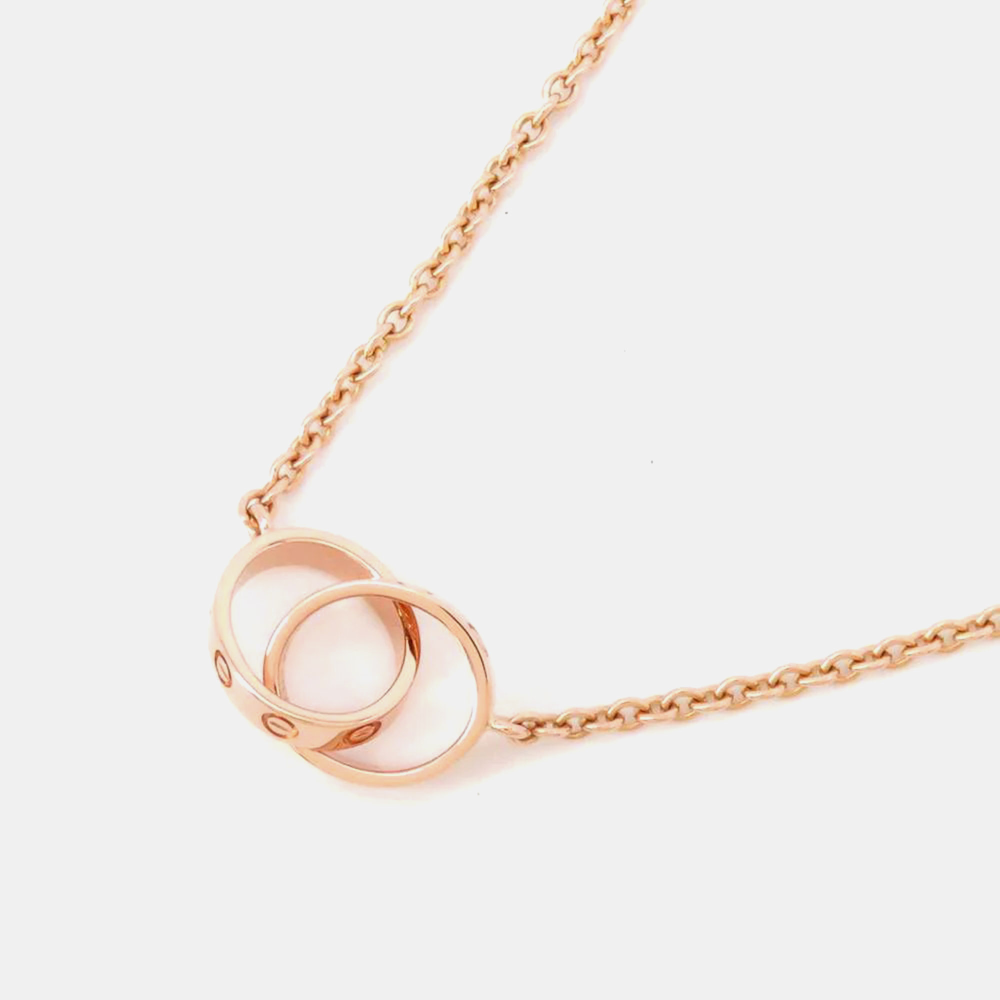 

Cartier 18K Pink Gold Baby Love Necklace