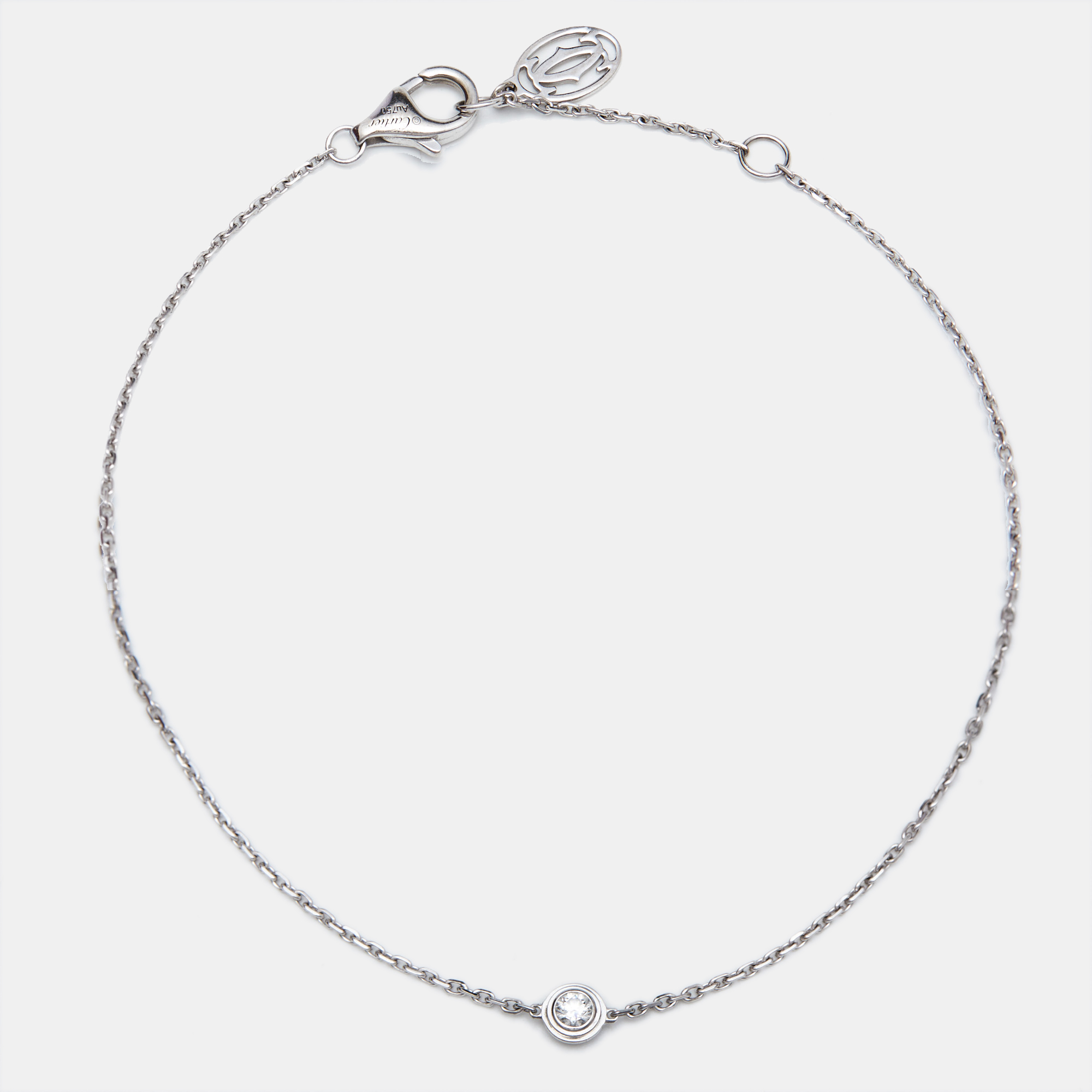 

Cartier d'Amour Diamond 18k White Gold  Model Bracelet