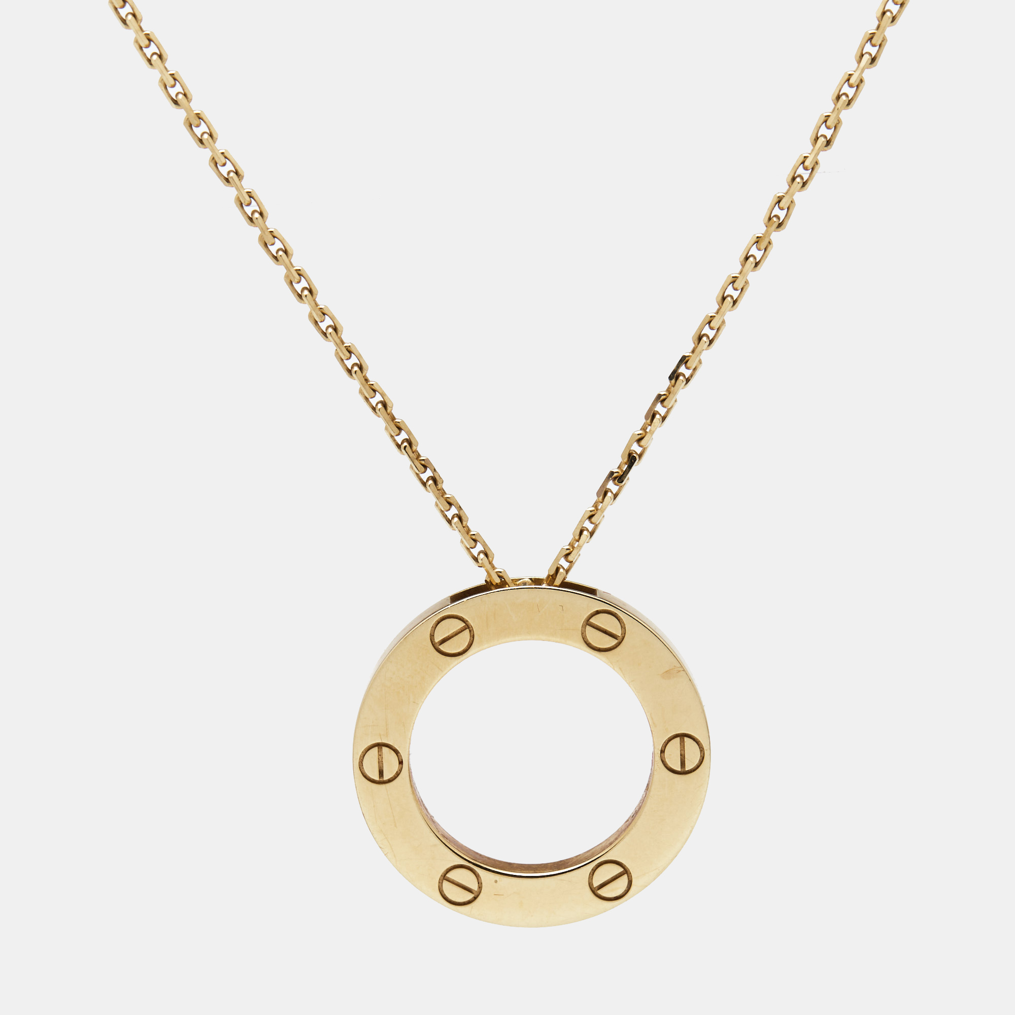 

Cartier Love 18k Yellow Gold Pendant Necklace