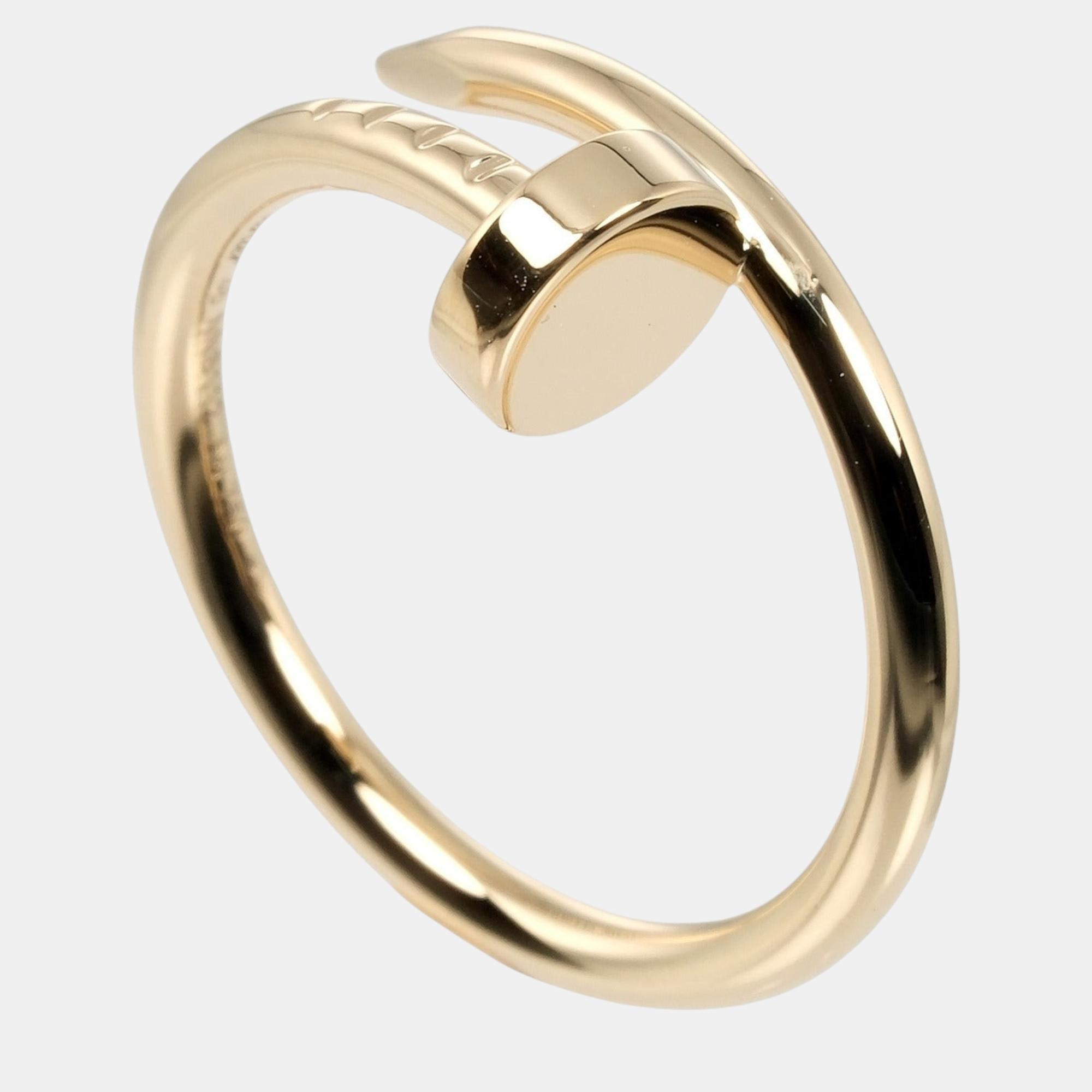 

Cartier 18K Yellow Gold Juste Un Clou Ring EU 46