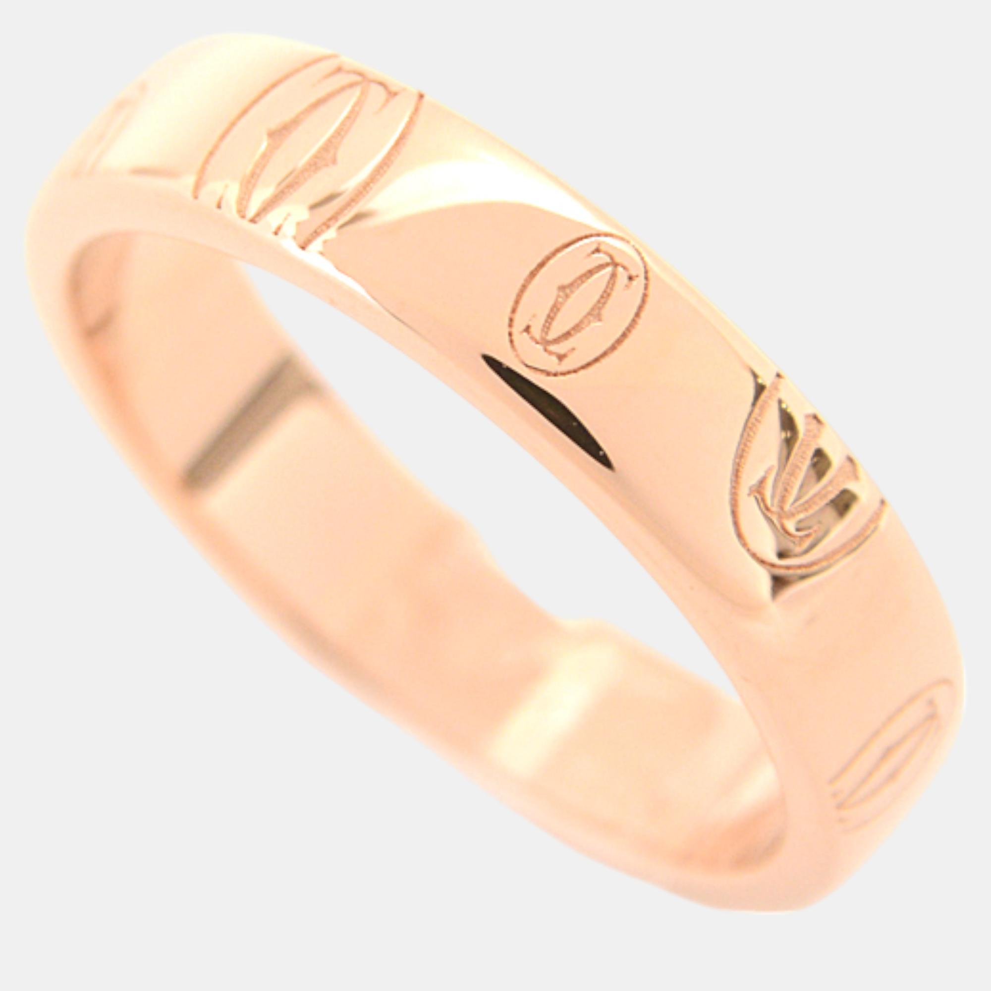 

Cartier 18K Rose Gold Happy Birthday Ring EU 49