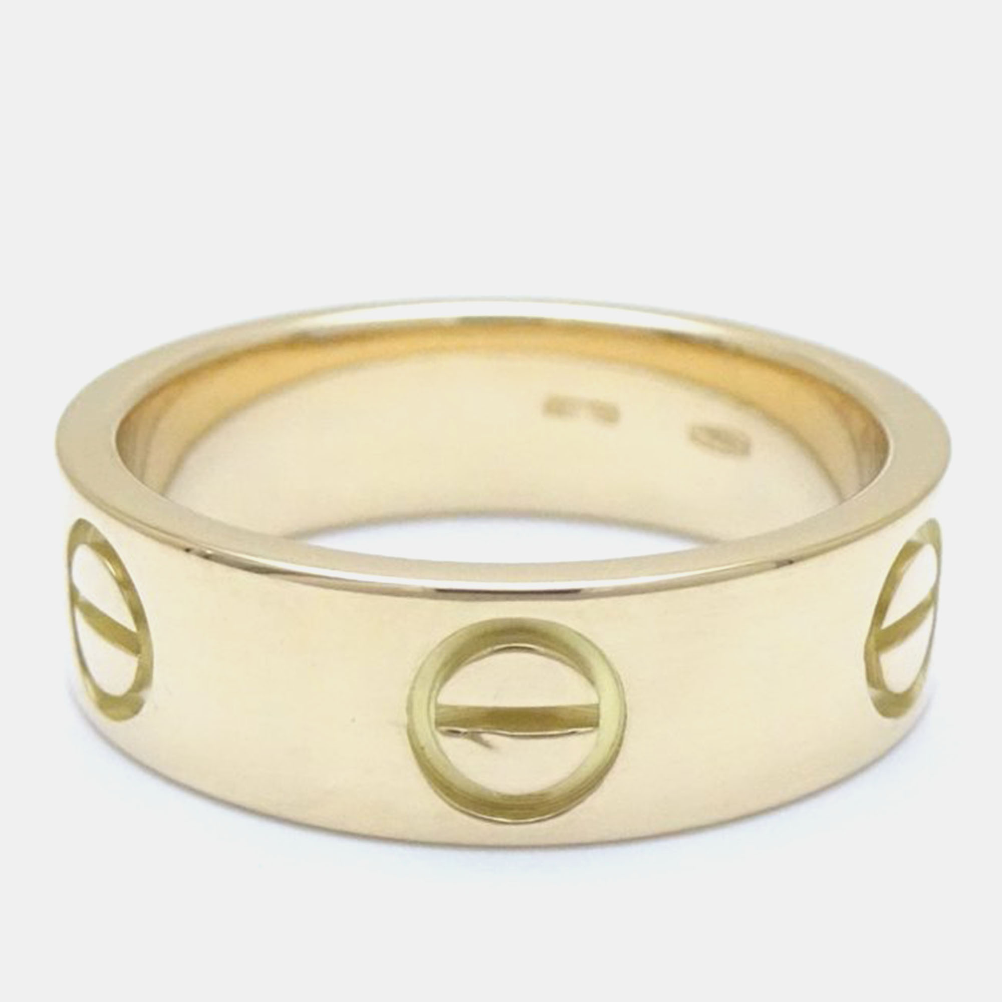 

Cartier 18K Yellow Gold Love Band Ring EU 51