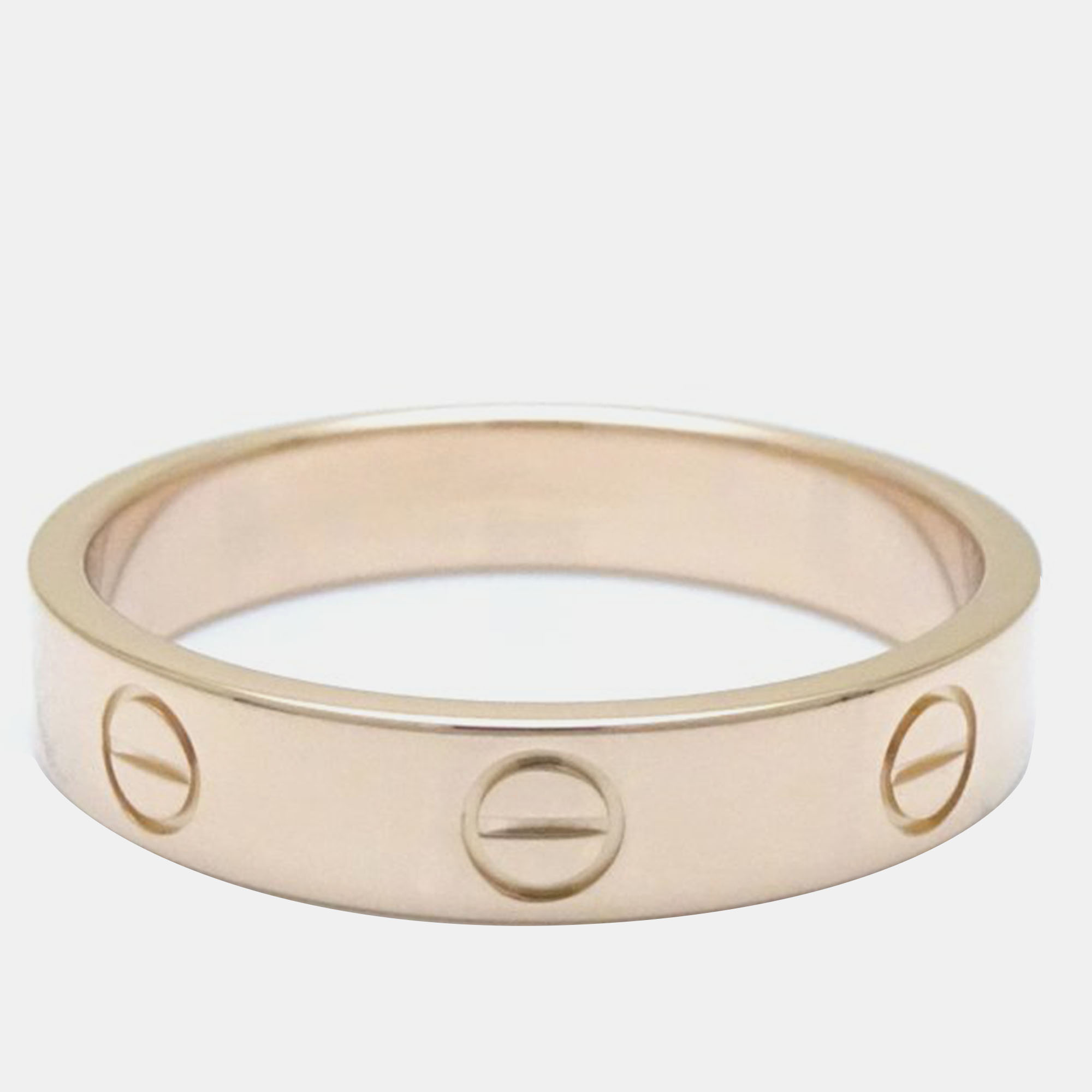 

Cartier 18K Rose Gold Love Band Ring EU 57