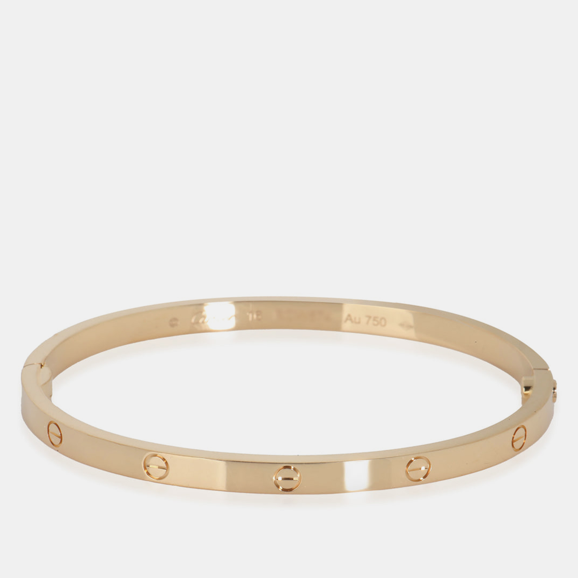 

Cartier 18K Rose Gold Love Bracelet