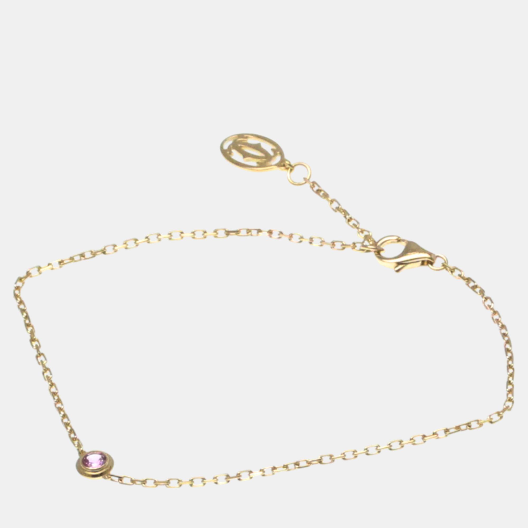 

Cartier 18K Rose Gold and Sapphire d'Amour Bracelet