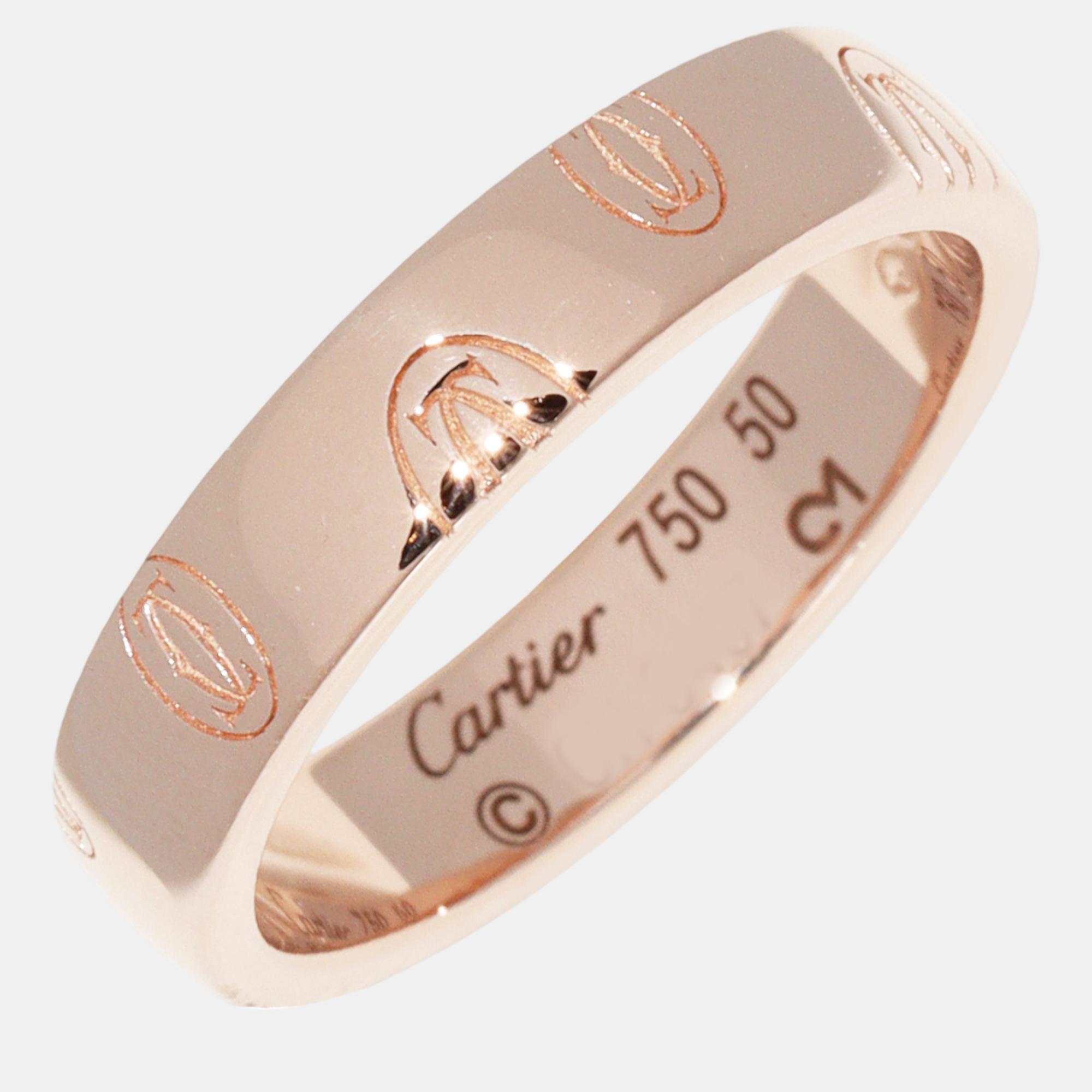 

Cartier 18K PG Happy Birthday Ring B40511 Rose Gold Metal