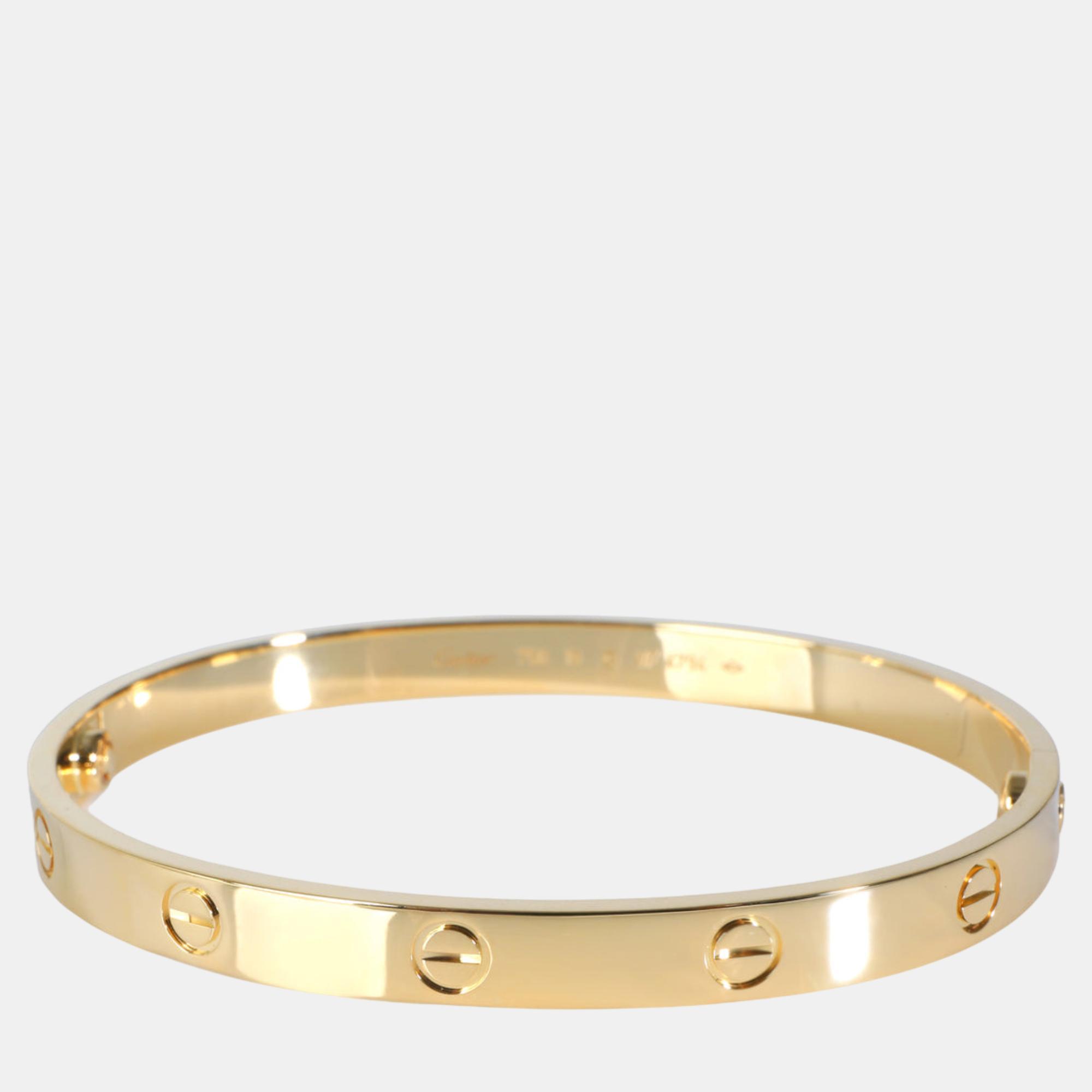 

Cartier 18K Yellow Gold Love Bracelet