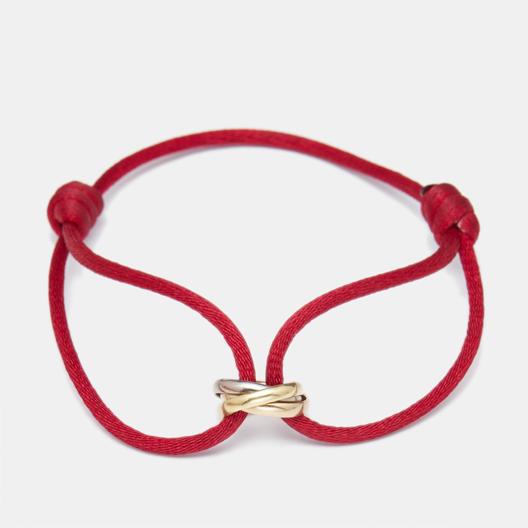 

Cartier Trinity 18k Three Tone Gold Cord Bracelet