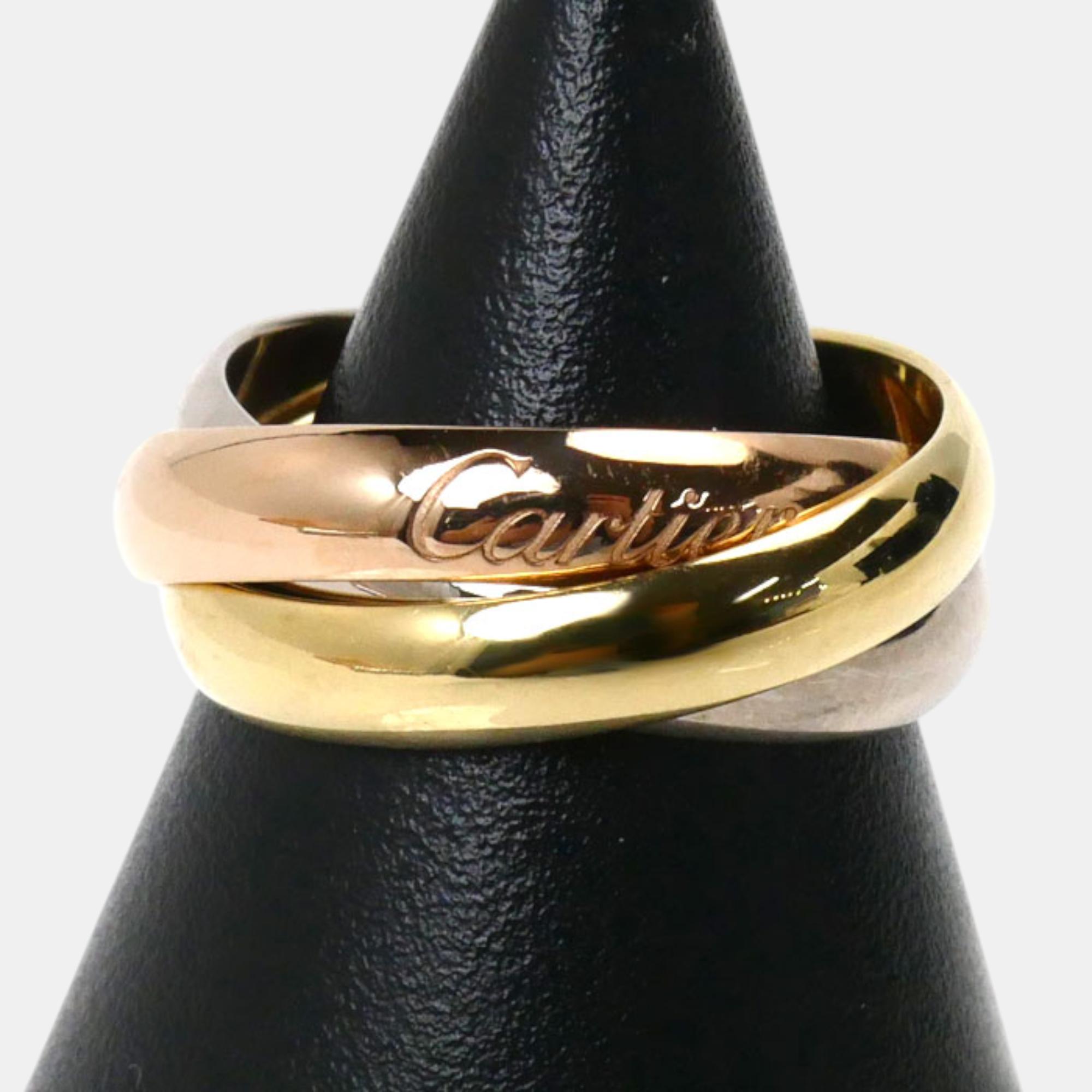 

Cartier Trinity Classic Ring 18K Yellow Gold/Pink Gold/White Gold