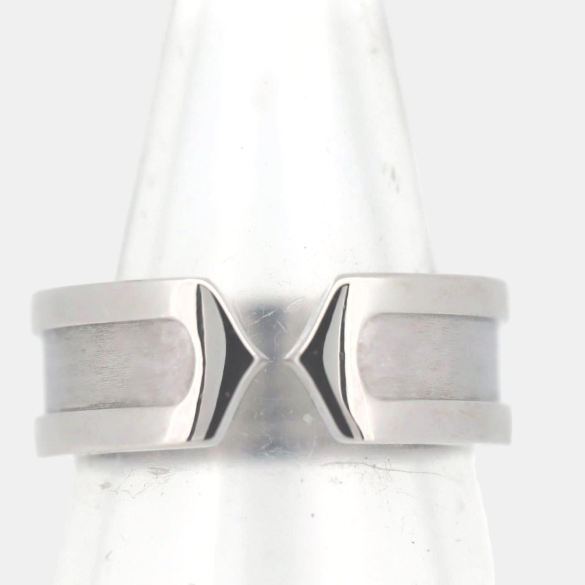 

Cartier C2 Ring 18K White Gold 8