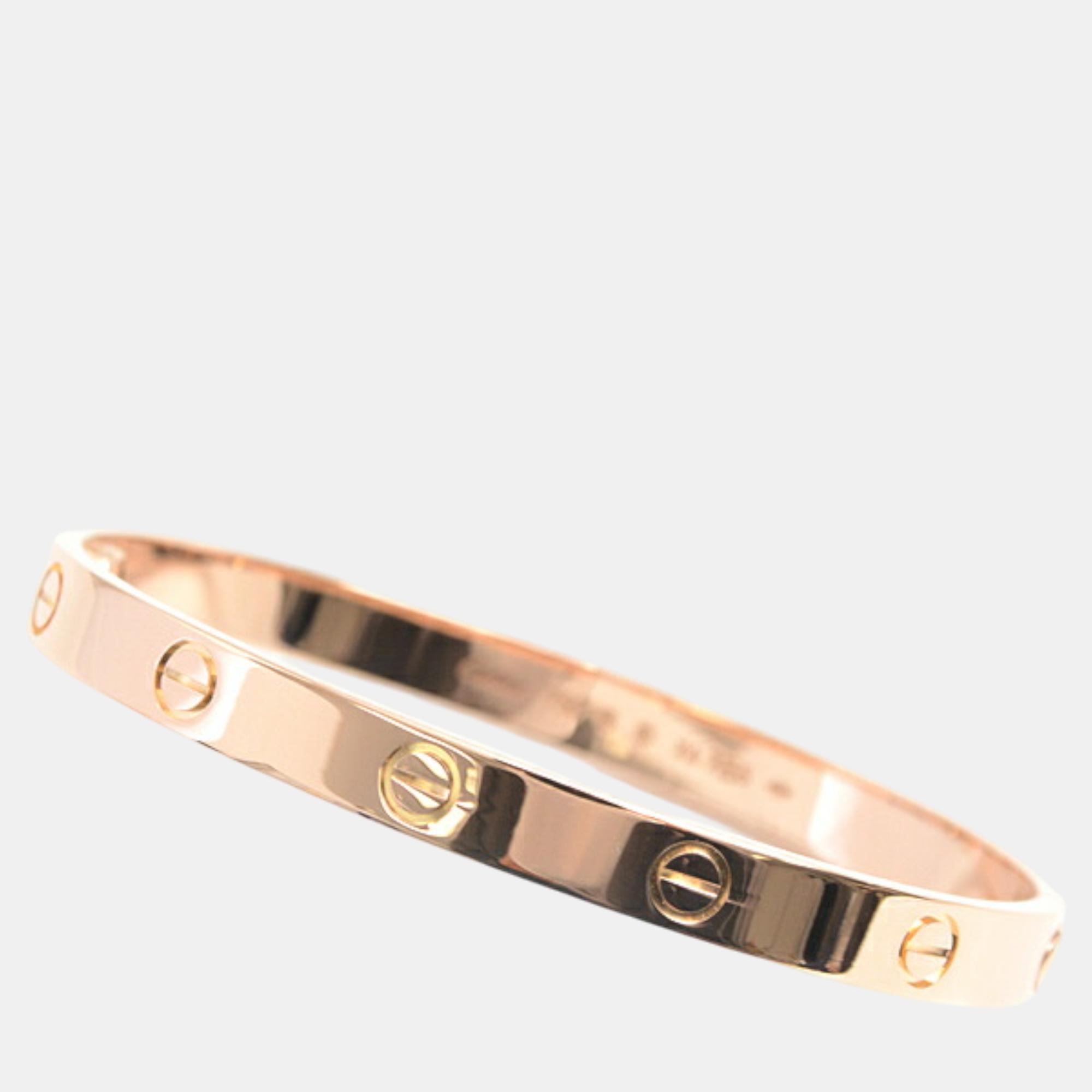 

Cartier Love Bracelet Pink Gold 18 Rose Gold Metal