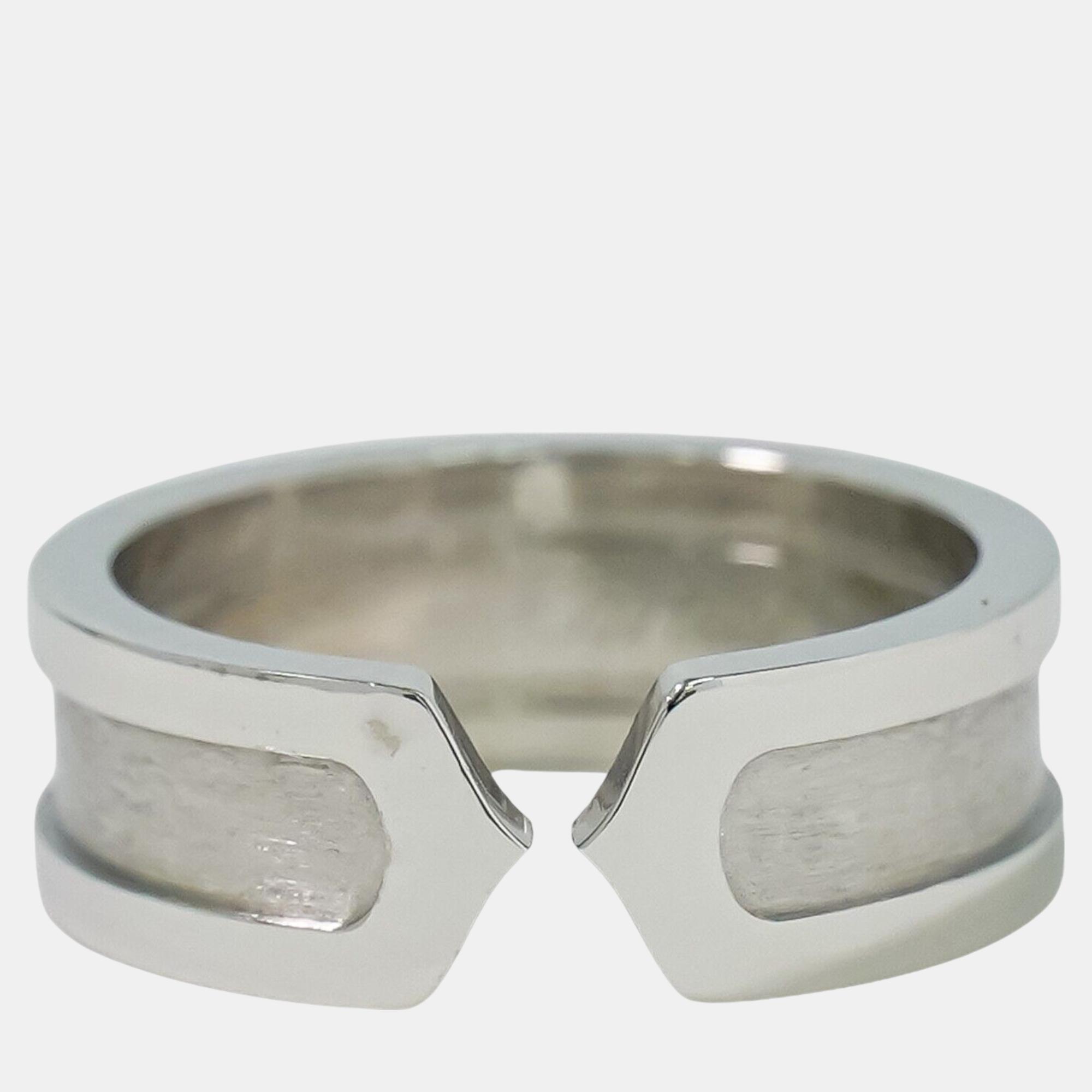 

Cartier 2C C2 Silver White Gold Ring