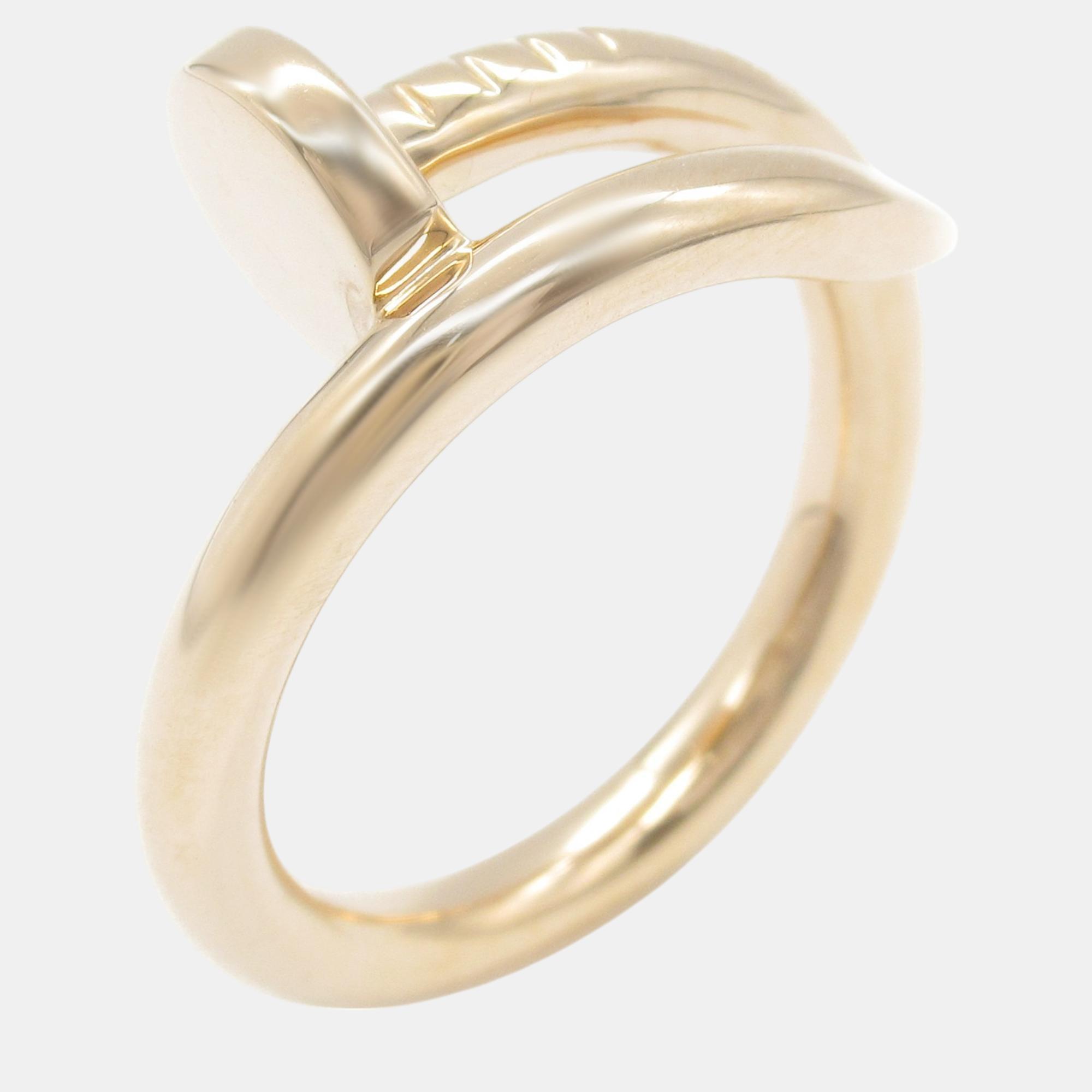 

Cartier 18k Pink Gold Juste Un Clou Ring Size Japan 11 EU 51