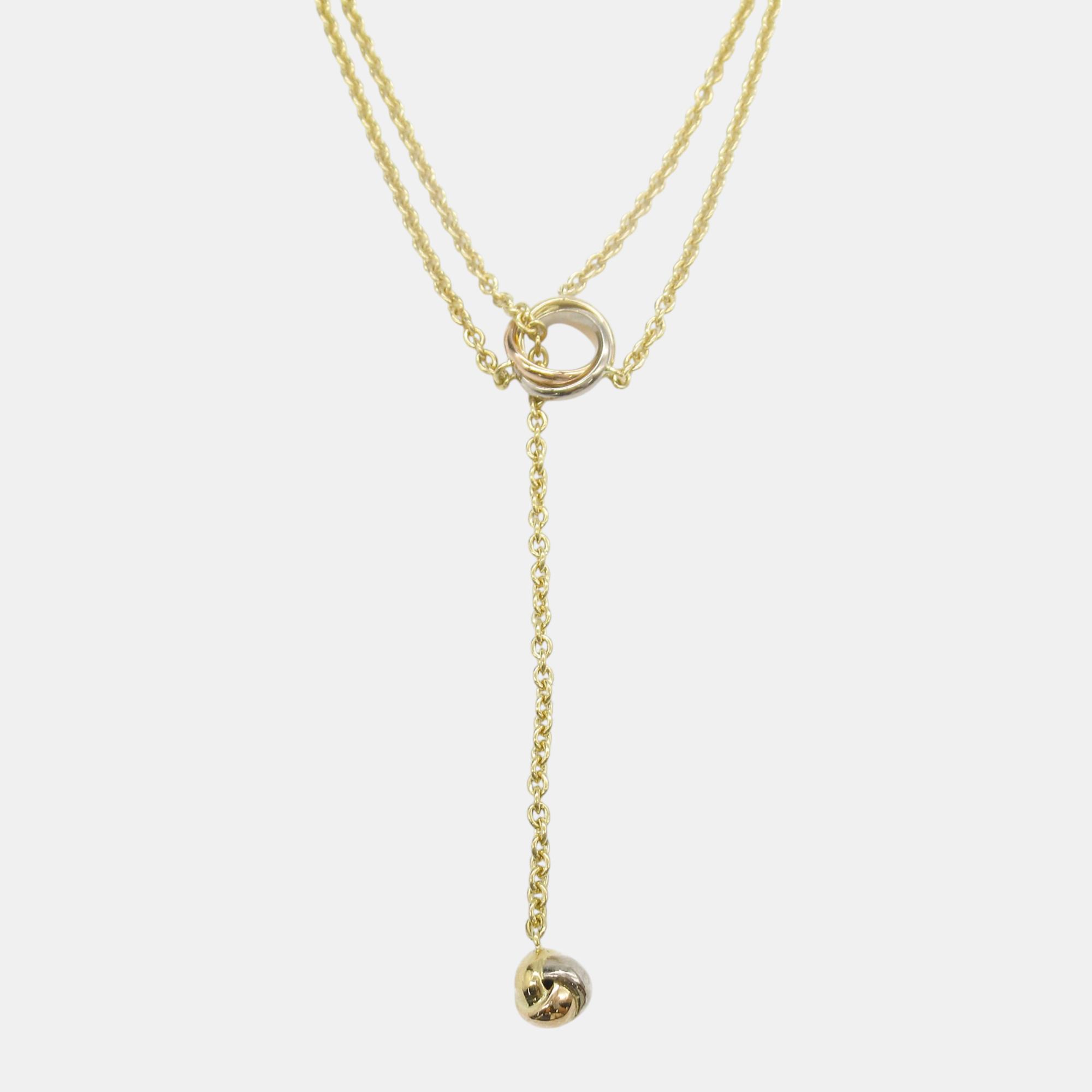 

Cartier Trinity Necklace 18k Gold White Gold Gold Metal