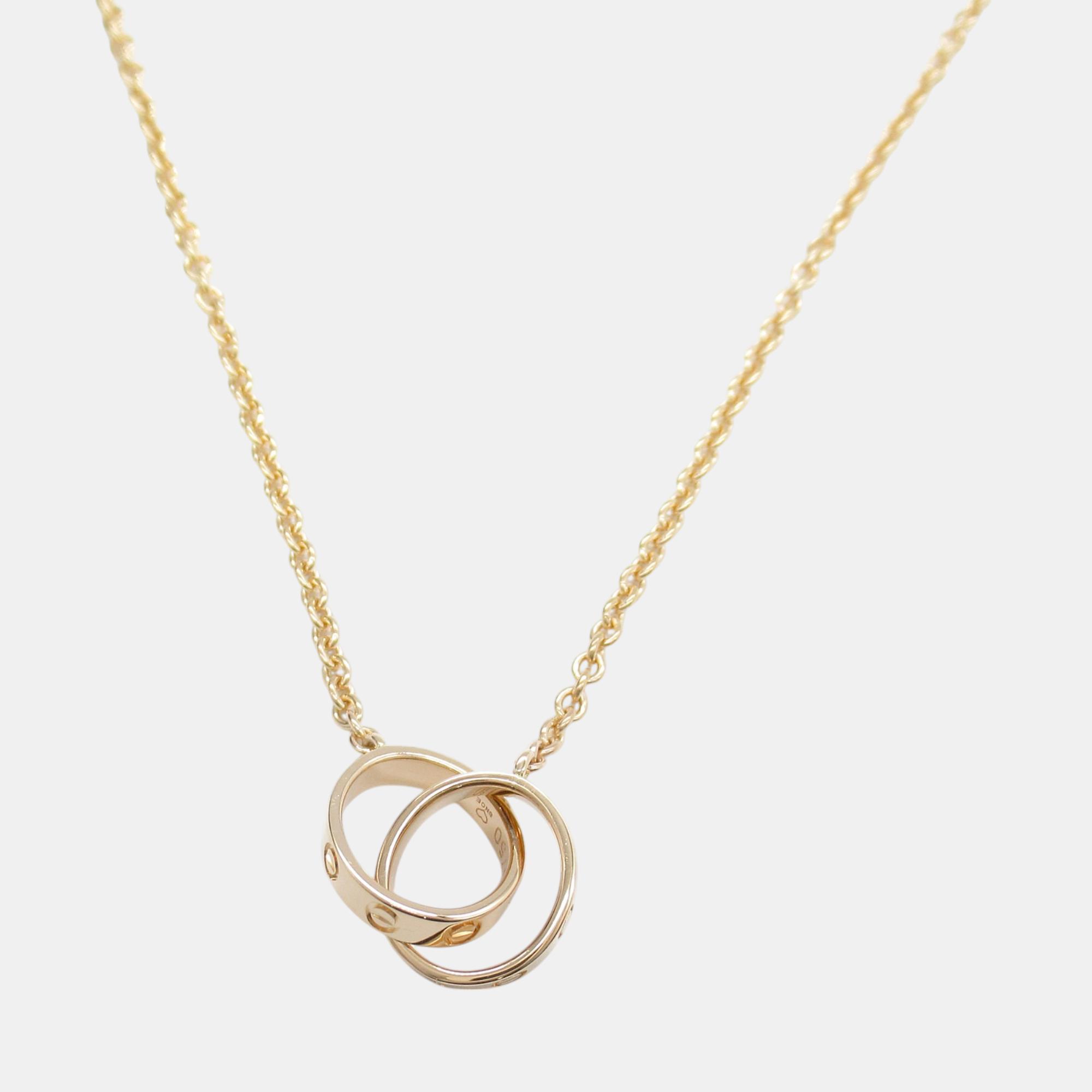 

Cartier Baby Love Necklace 18k Pink Gold Pink Gold Gold Metal