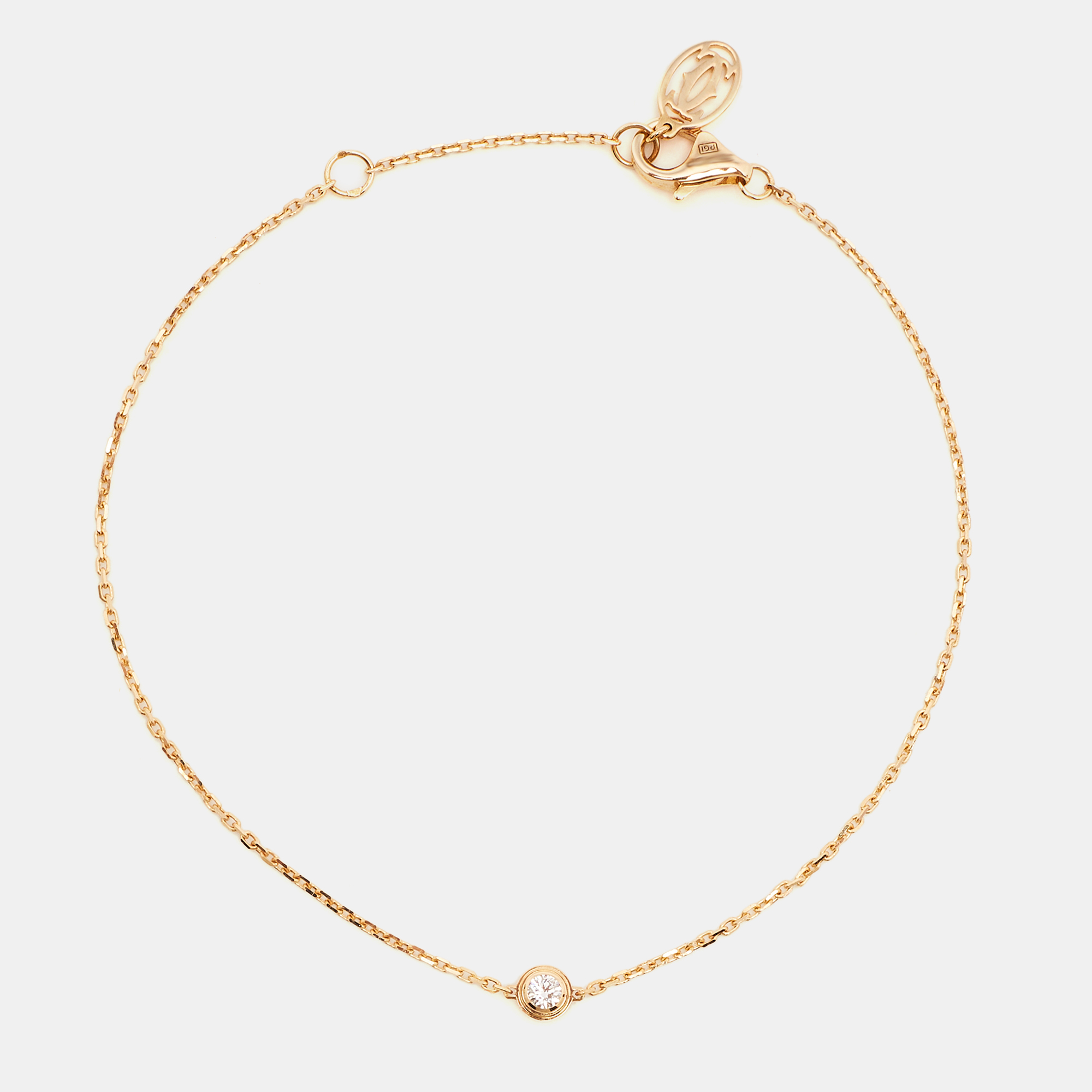 

Cartier d'Amour Diamond 18k Yellow Gold  Model Bracelet